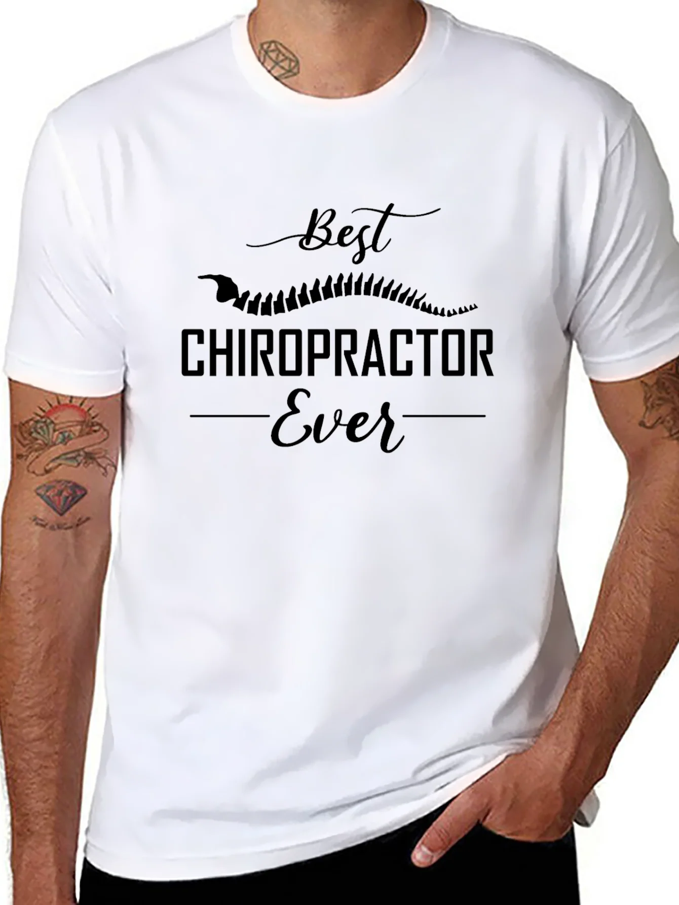 Best Chiropractor Ever T-Shirt - Gift for Chiropractors