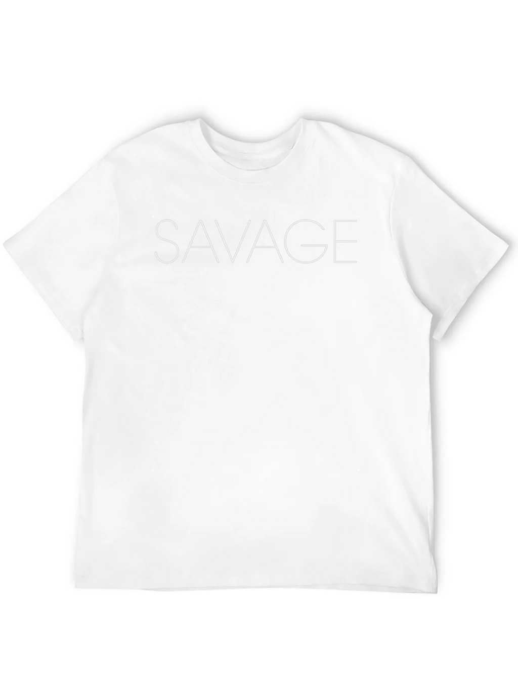Savage Graphic Print Tee - Black Casual Shirt