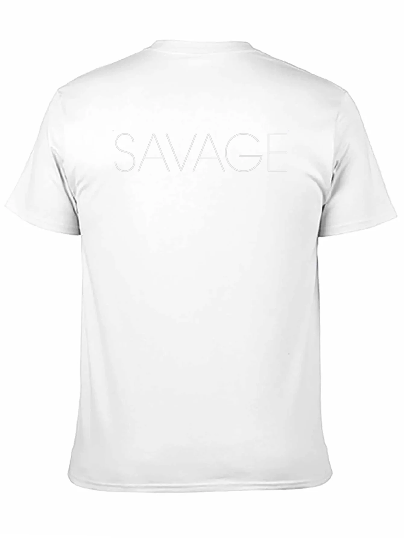 Savage Graphic Print Tee - Black Casual Shirt