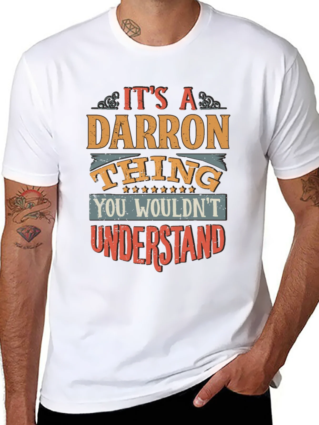 Darron Thing T-Shirt - Funny Personalized Name Tee