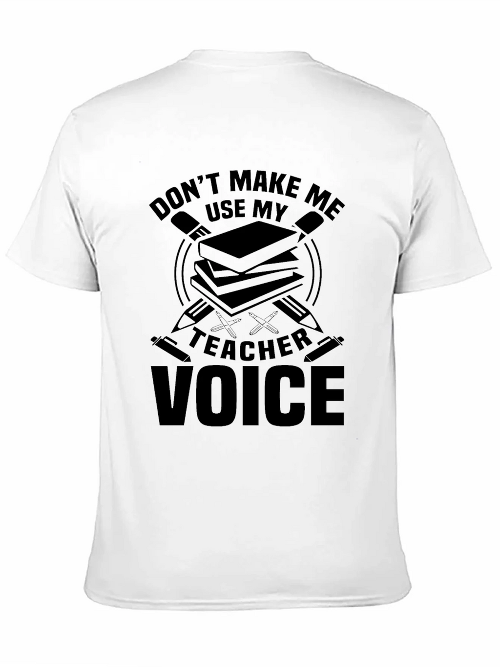 Teacher Voice Graphic Tee - Black