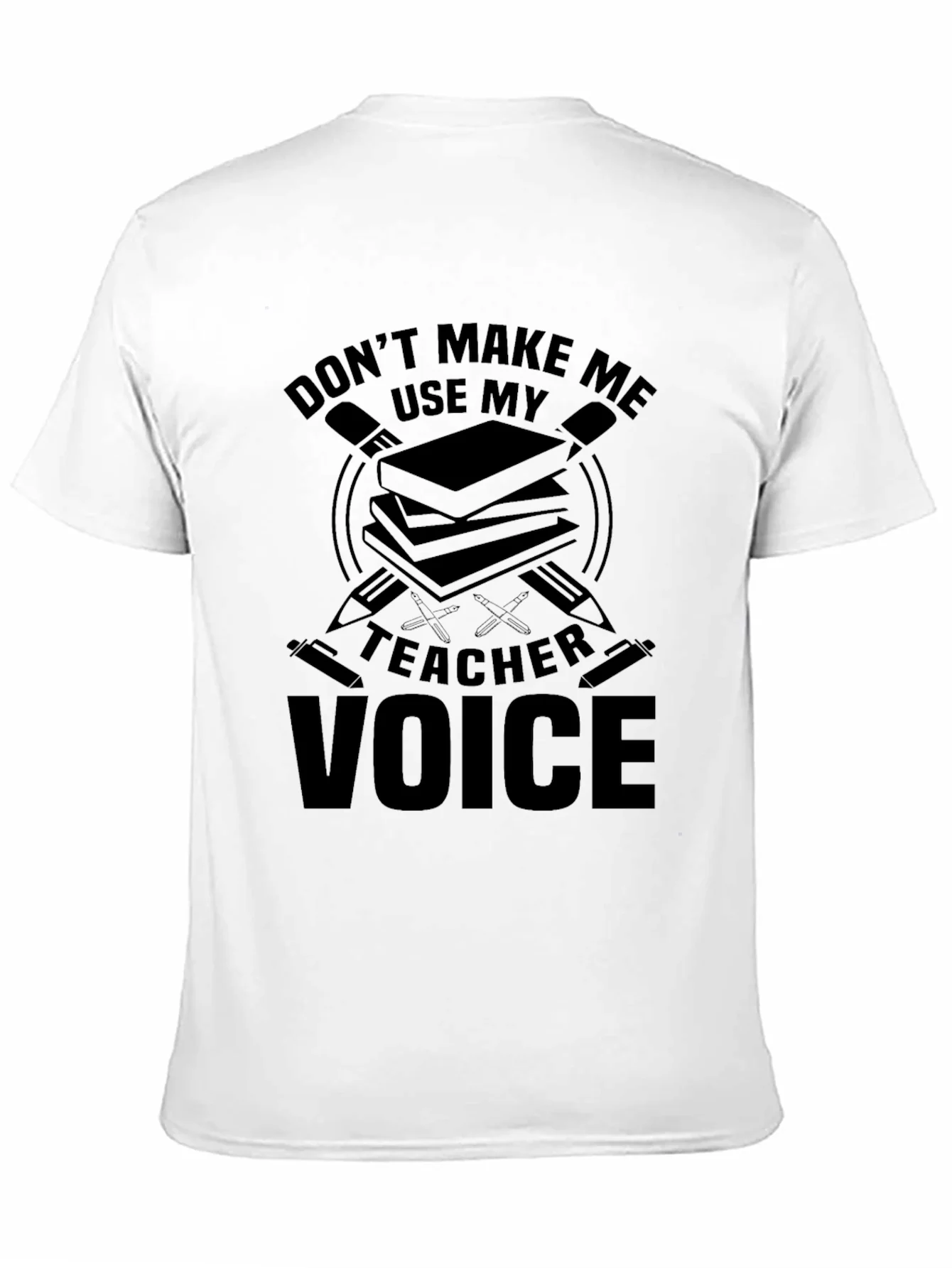 Teacher Voice Graphic Tee - Black
