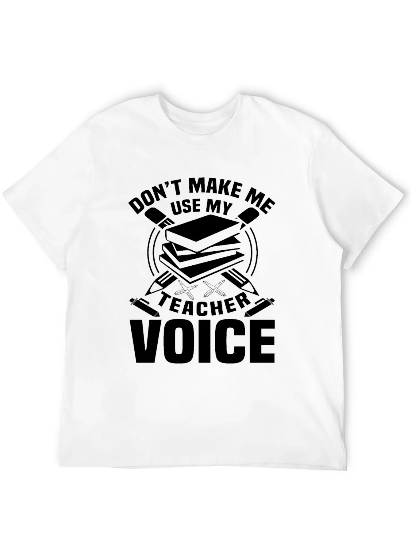 Teacher Voice Graphic Tee - Black
