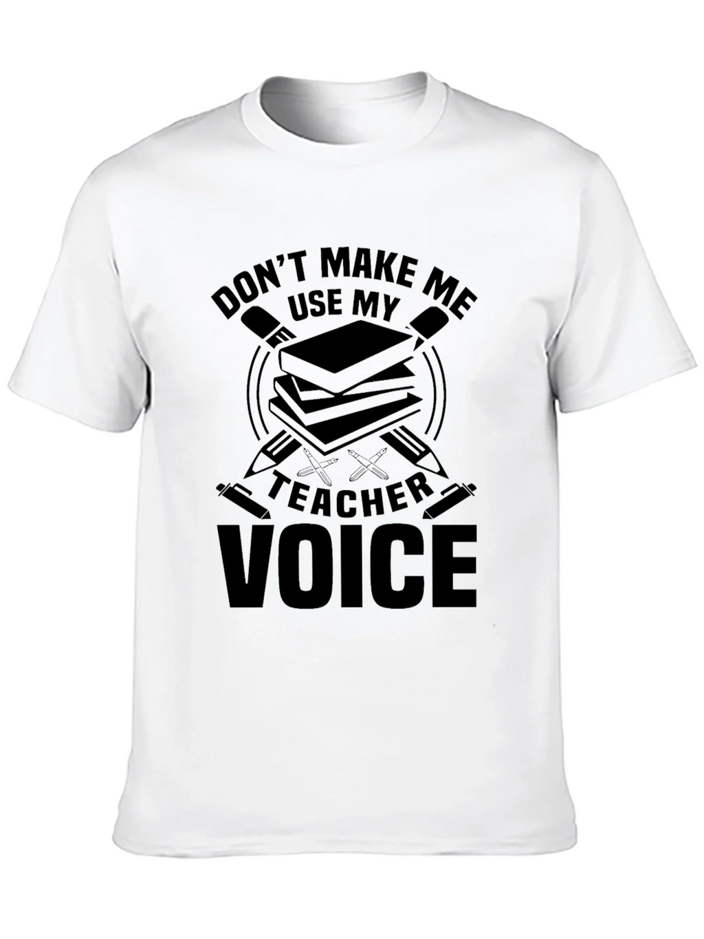 Teacher Voice Graphic Tee - Black