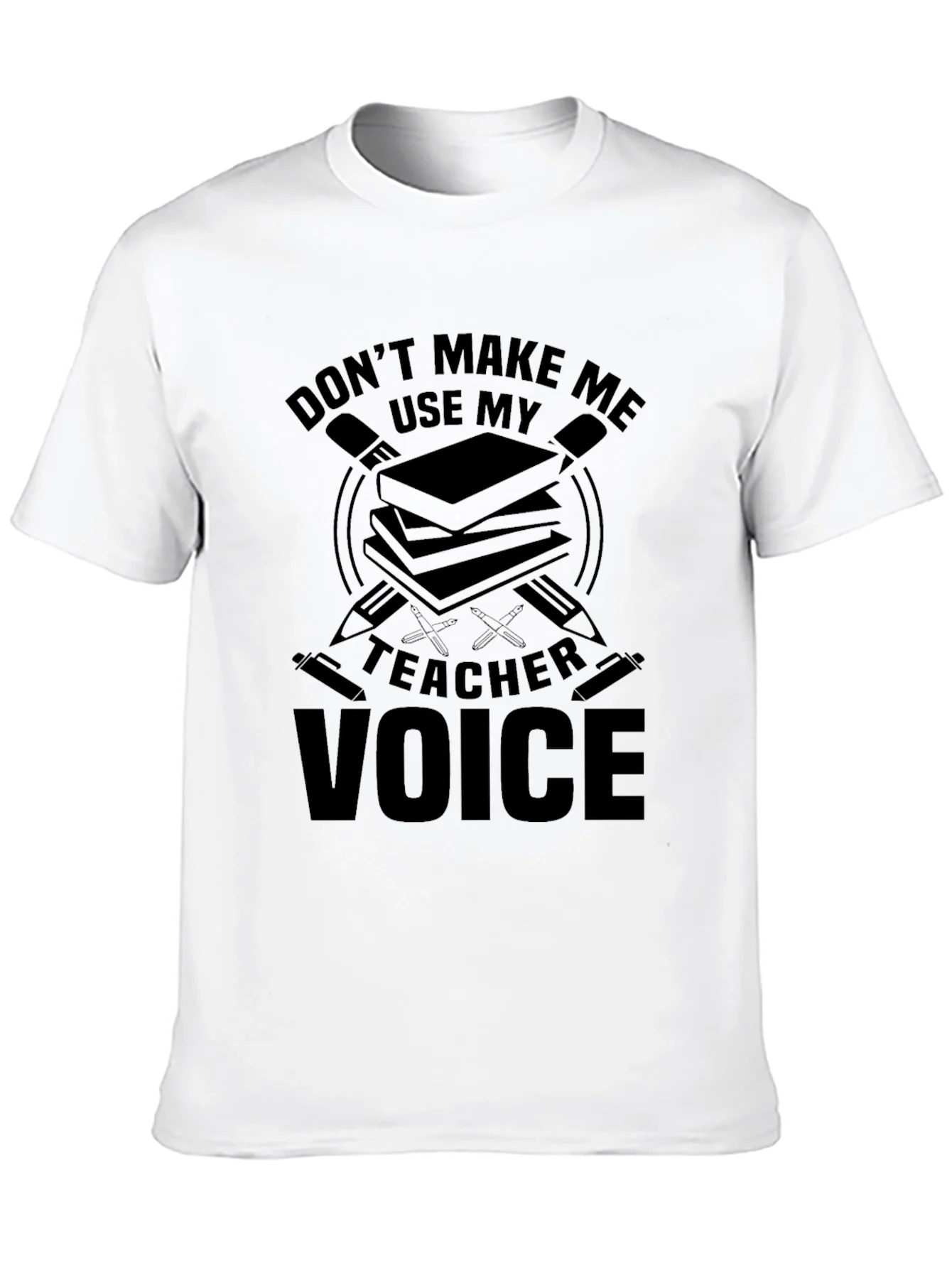 Teacher Voice Graphic Tee - Black
