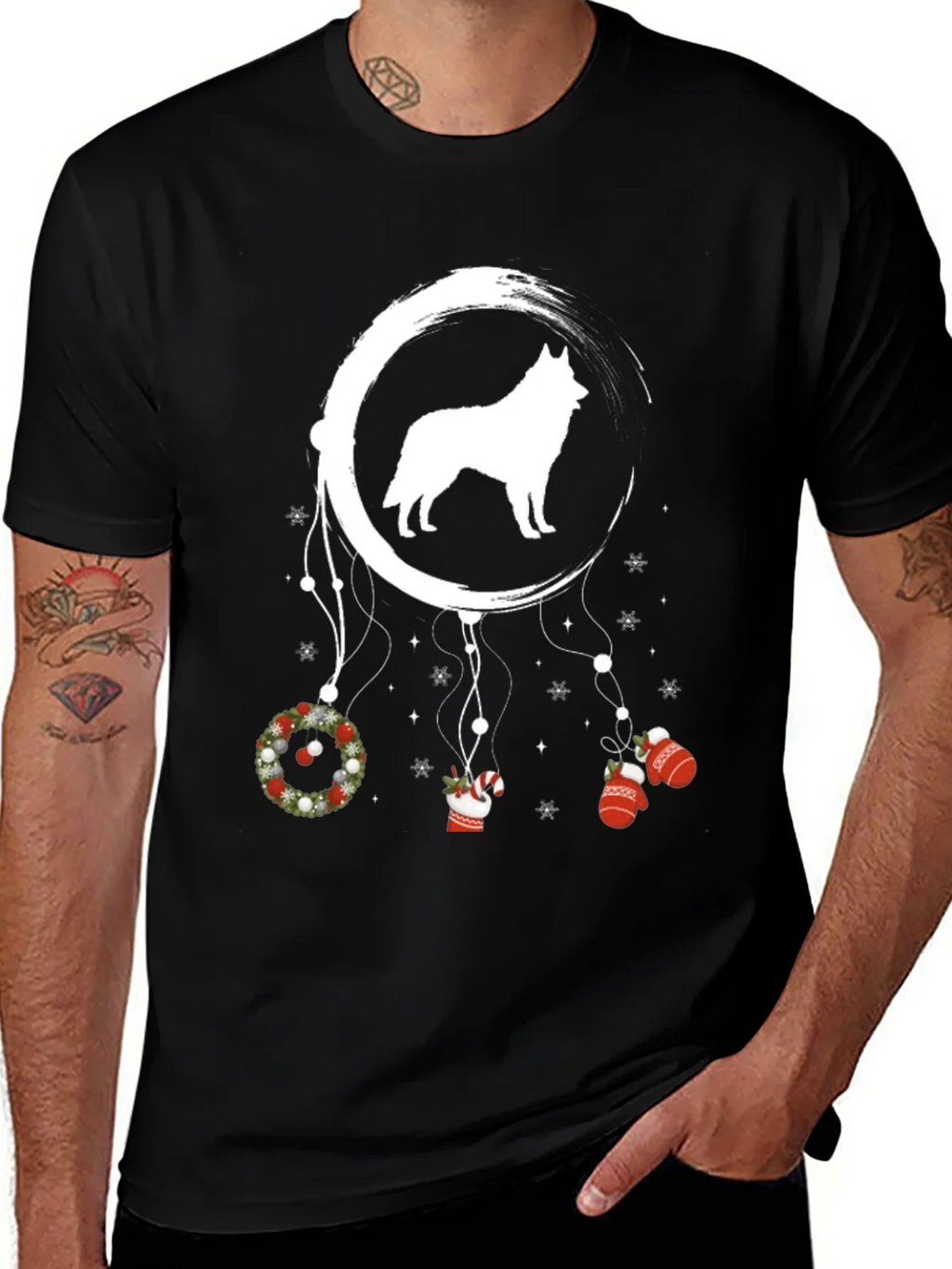 Husky Christmas Dreamcatcher T-Shirt