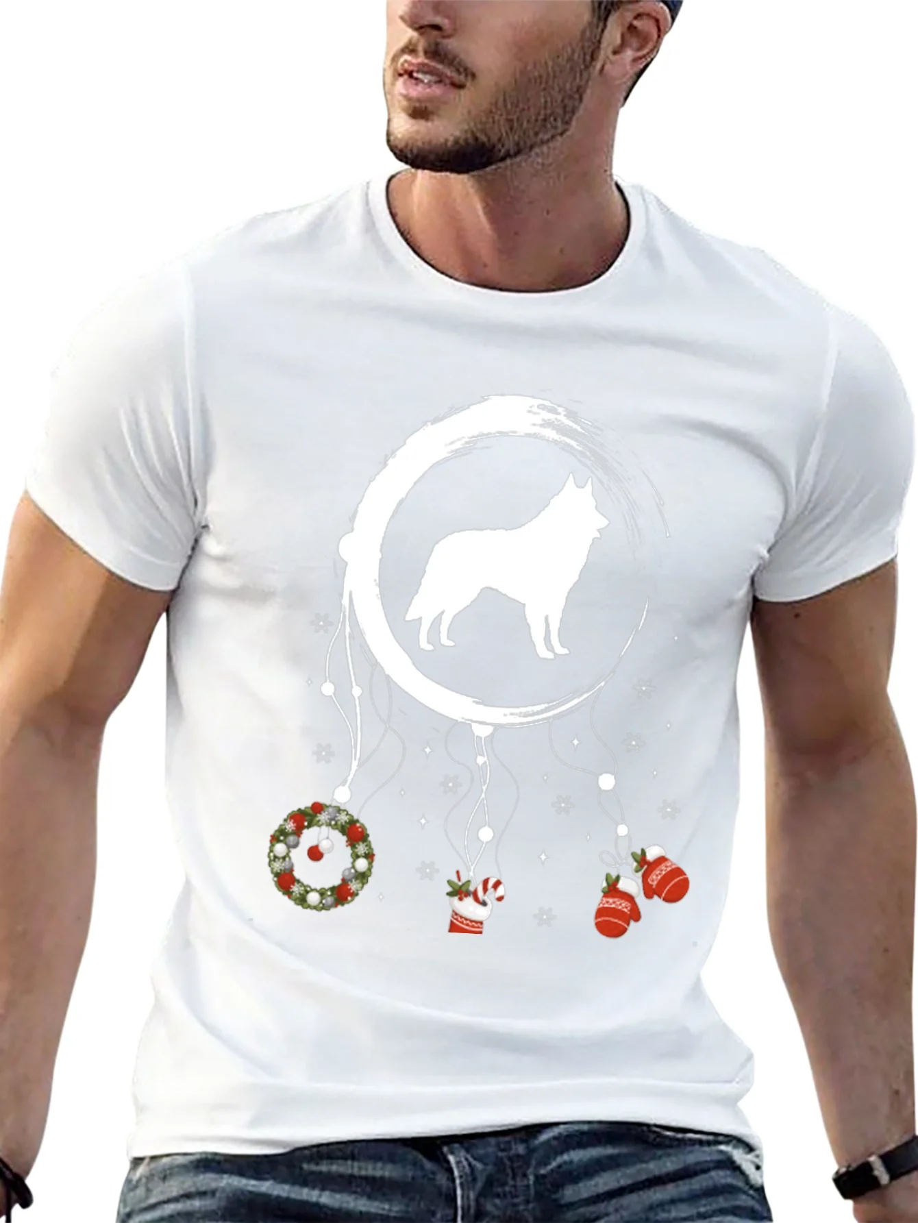 Husky Christmas Dreamcatcher T-Shirt