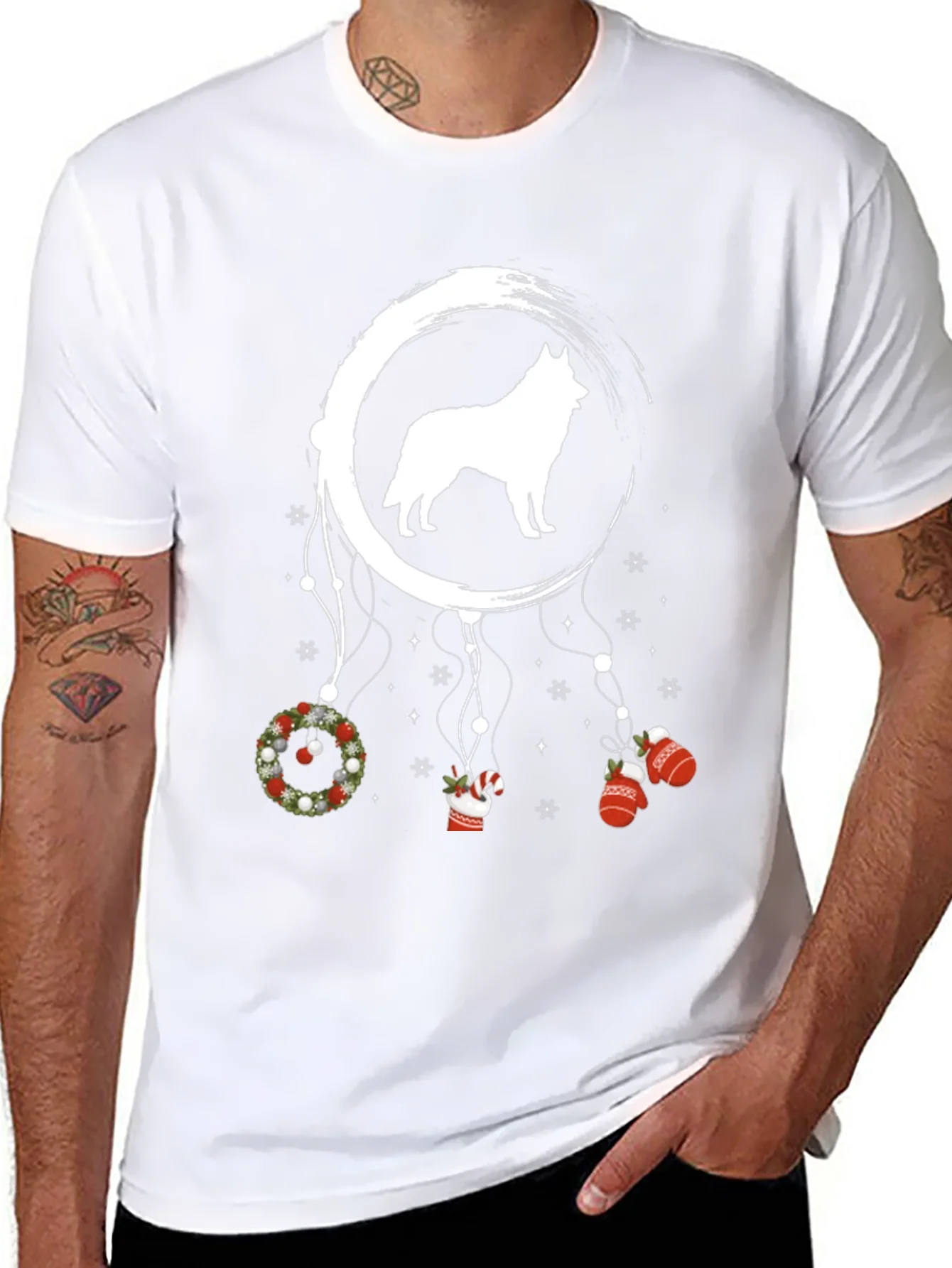 Husky Christmas Dreamcatcher T-Shirt