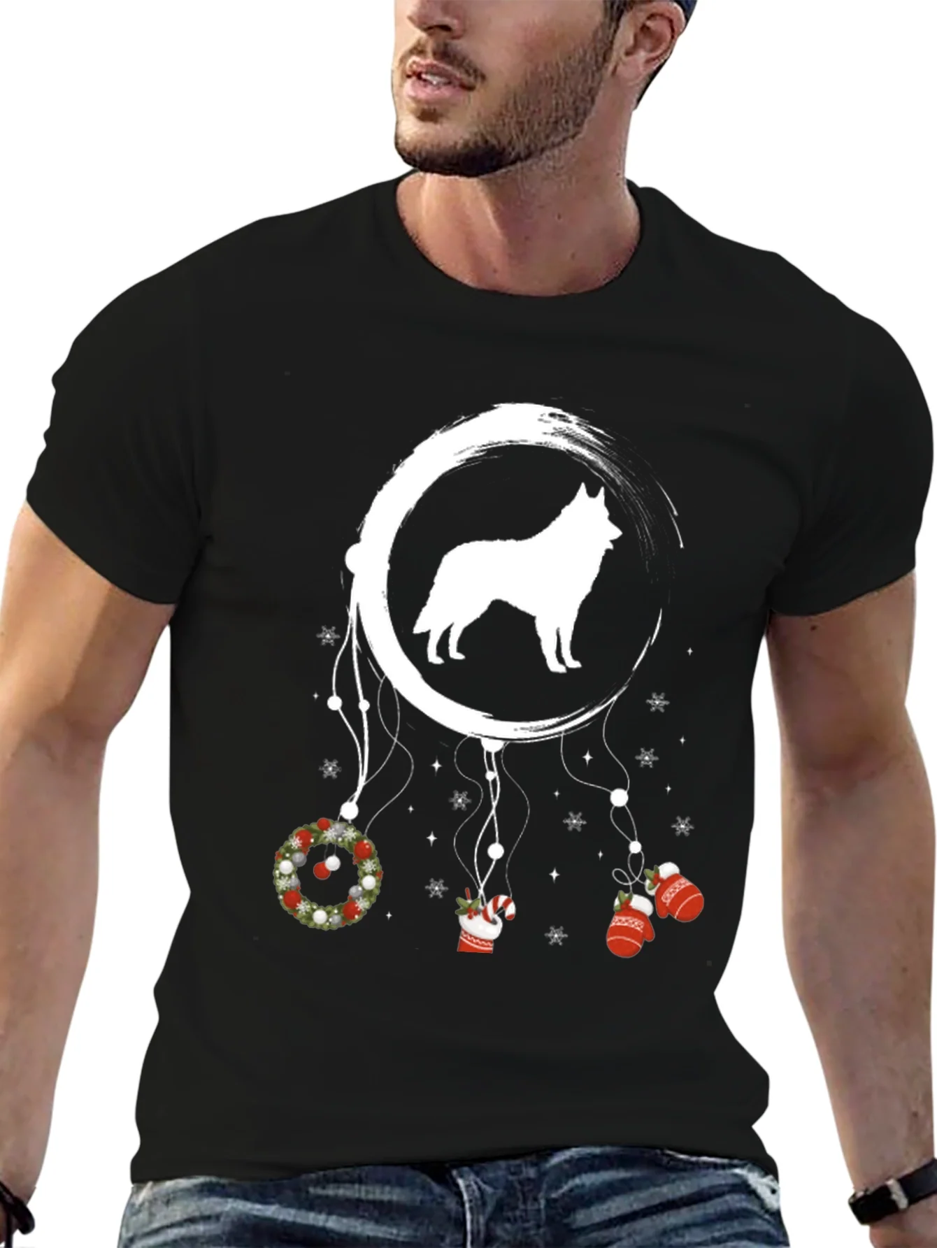 Husky Christmas Dreamcatcher T-Shirt
