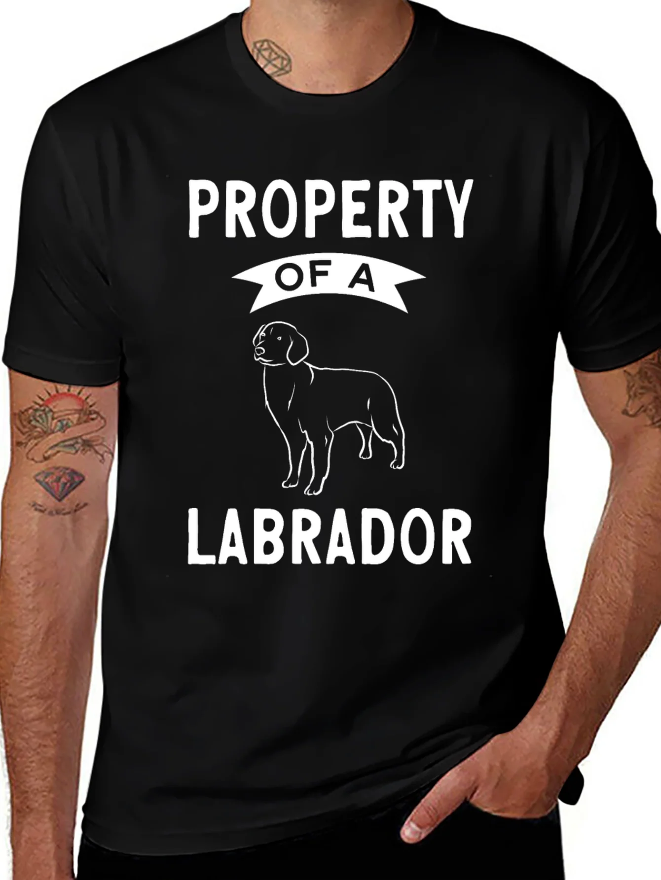 Property of a Labrador T-Shirt Dog Lover Tee