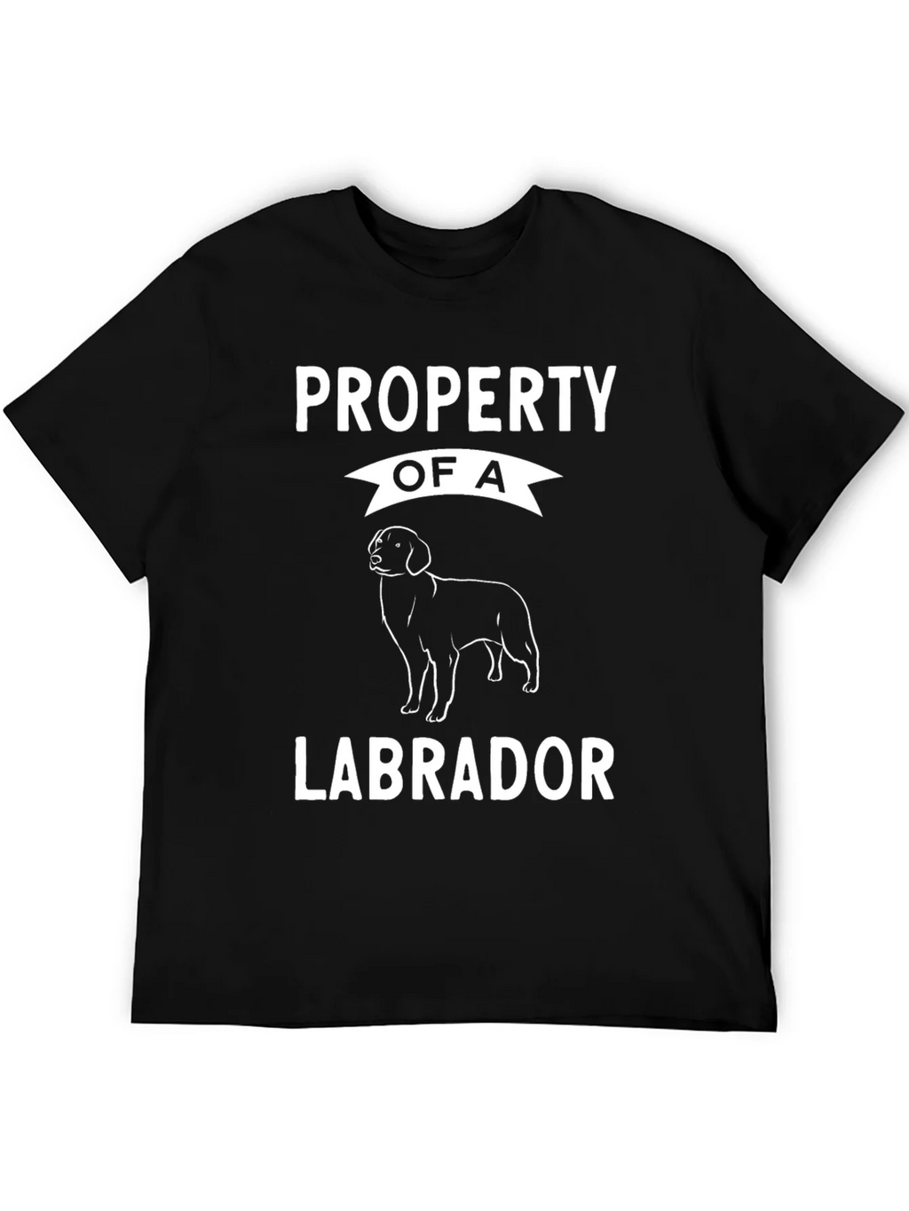 Property of a Labrador T-Shirt Dog Lover Tee