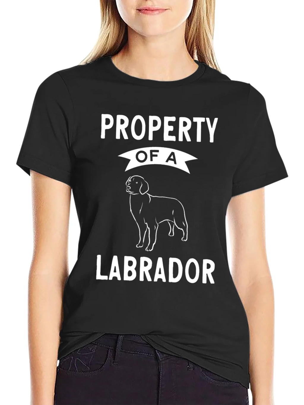 Property of a Labrador T-Shirt Dog Lover Tee