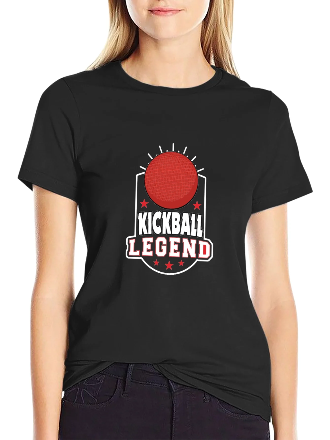 Kickball Legend Graphic Tee - Black