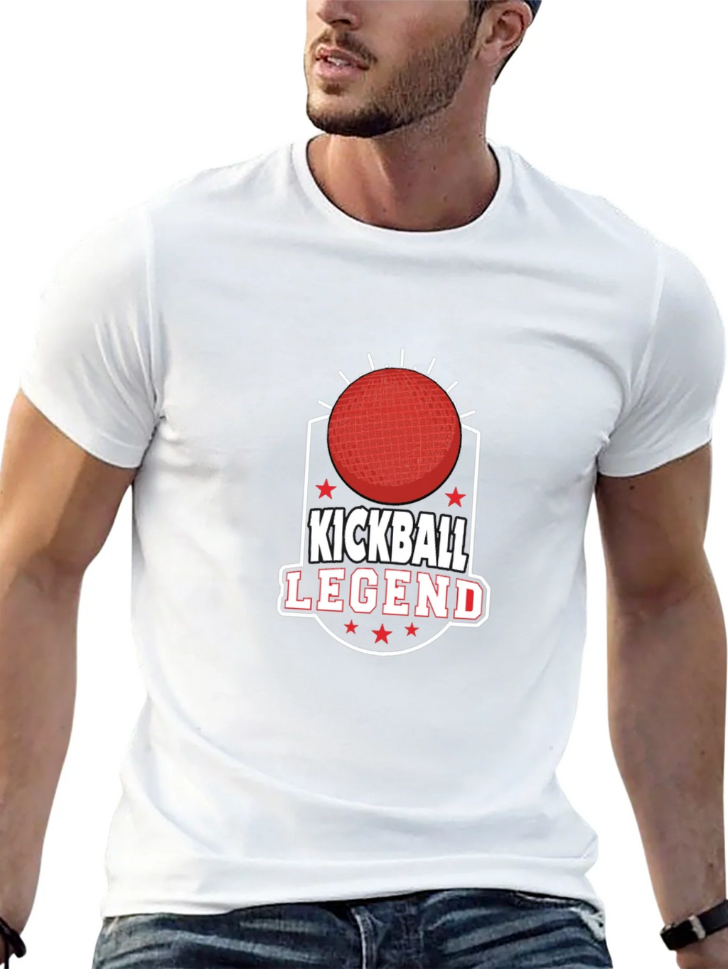 Kickball Legend Graphic Tee - Black