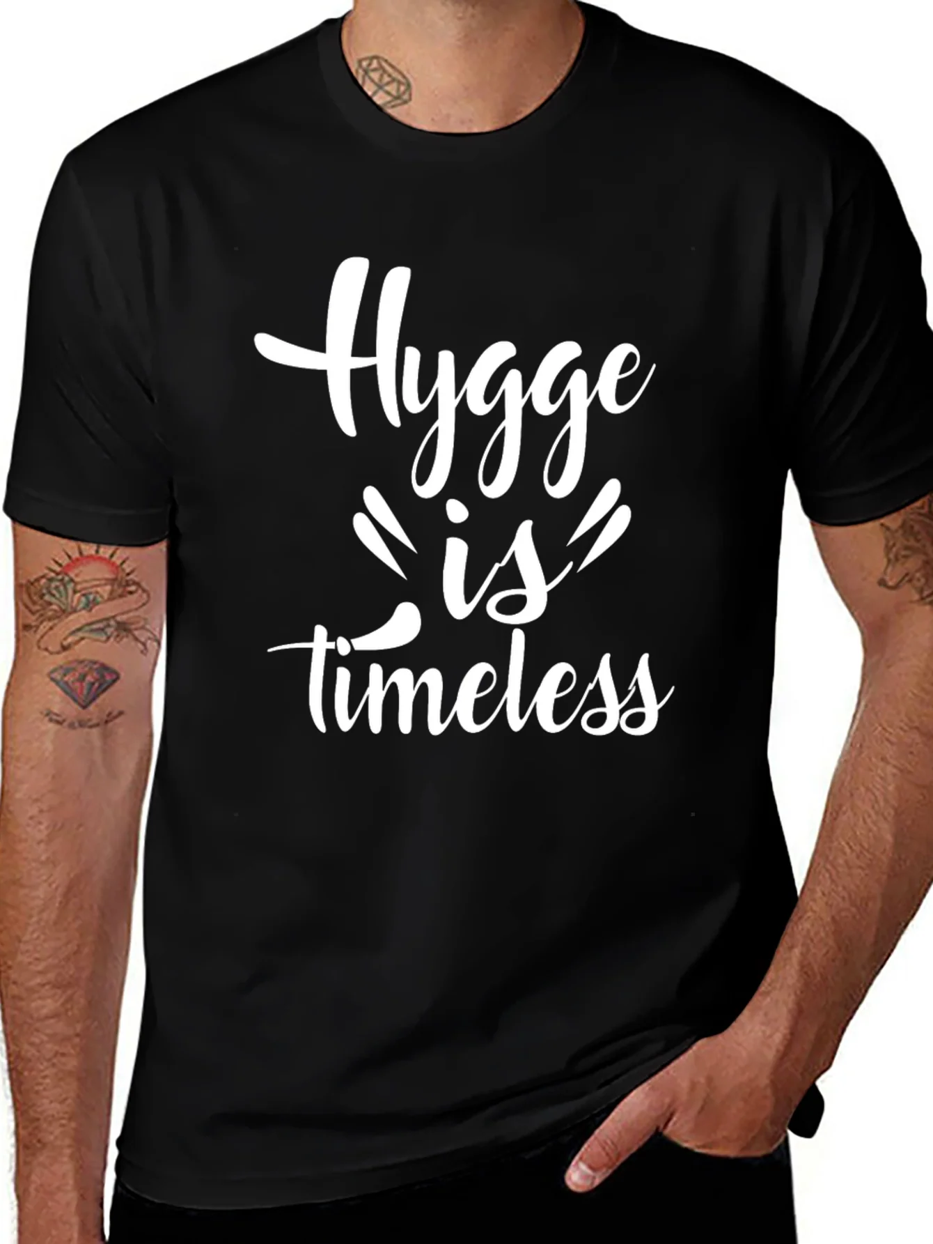 Hygge is Timeless Black T-Shirt
