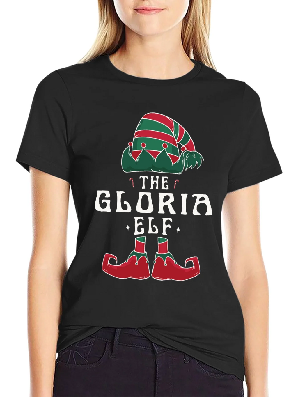 Gloria Elf Christmas T-Shirt
