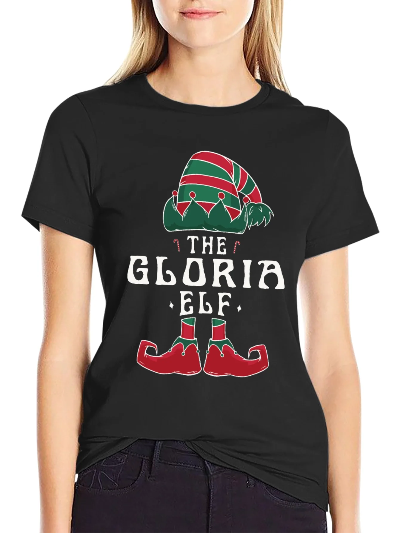 Gloria Elf Christmas T-Shirt