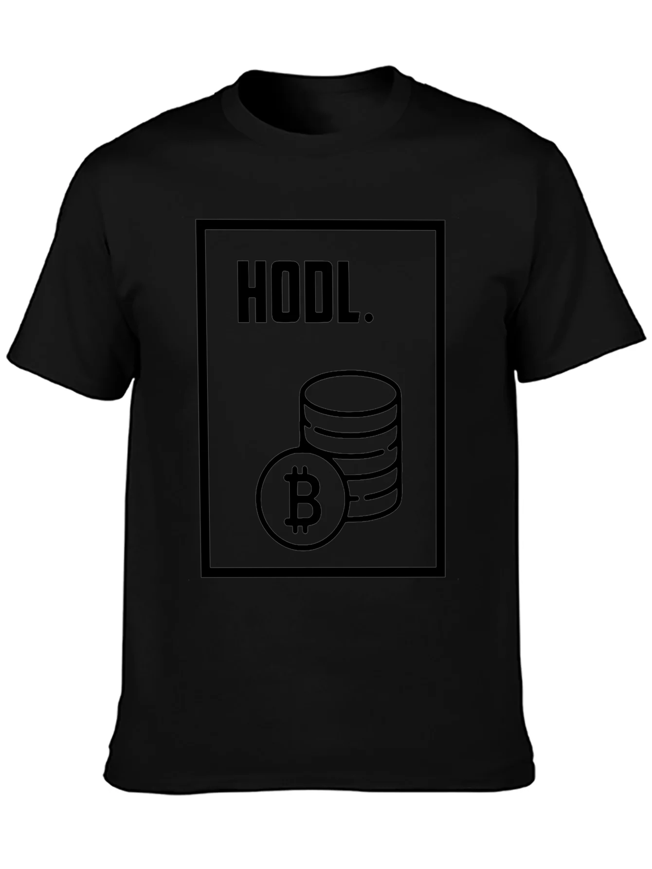 HODL Bitcoin Crypto T-Shirt - Black
