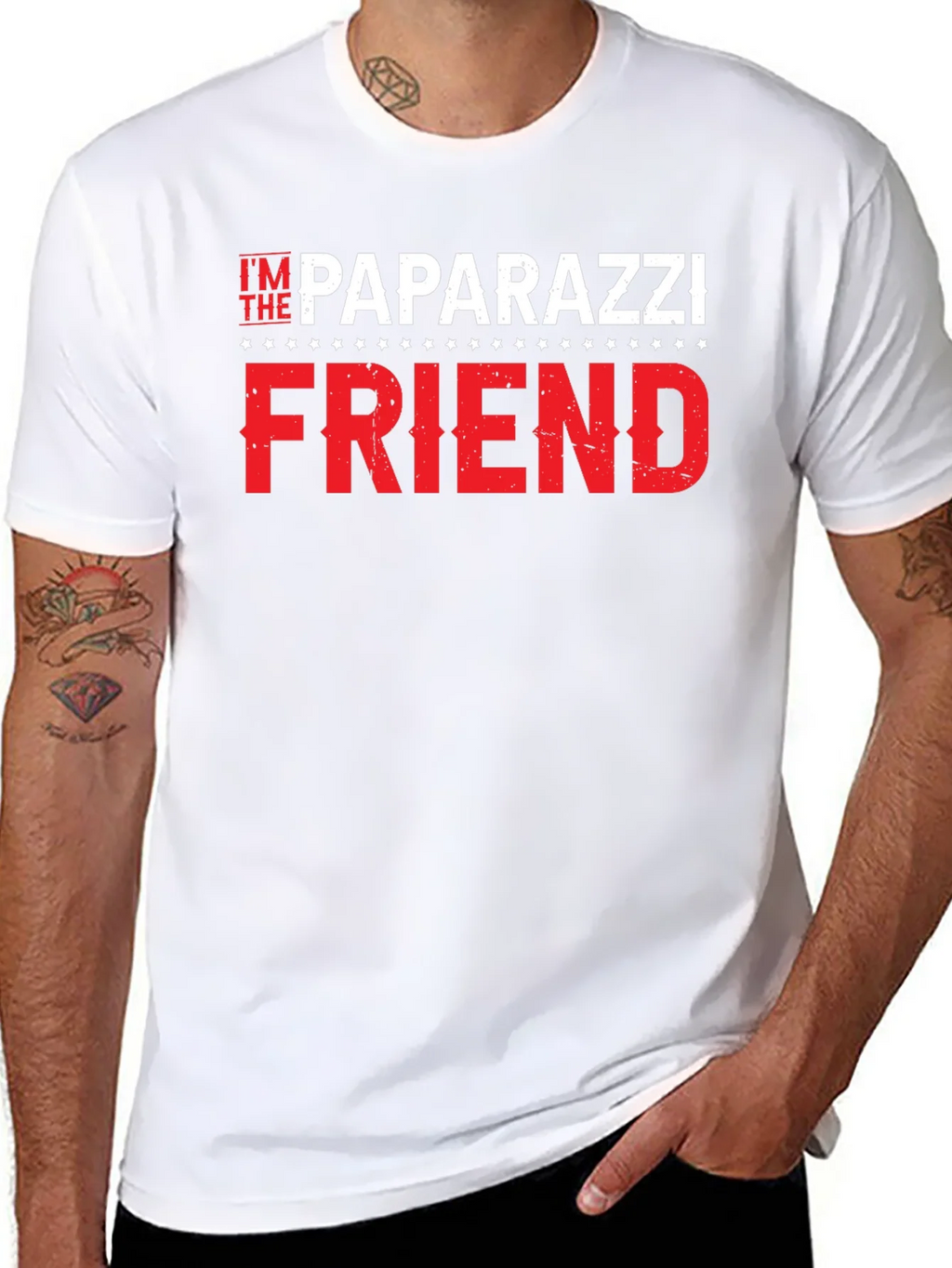 Im The Paparazzi Friend Black T-Shirt
