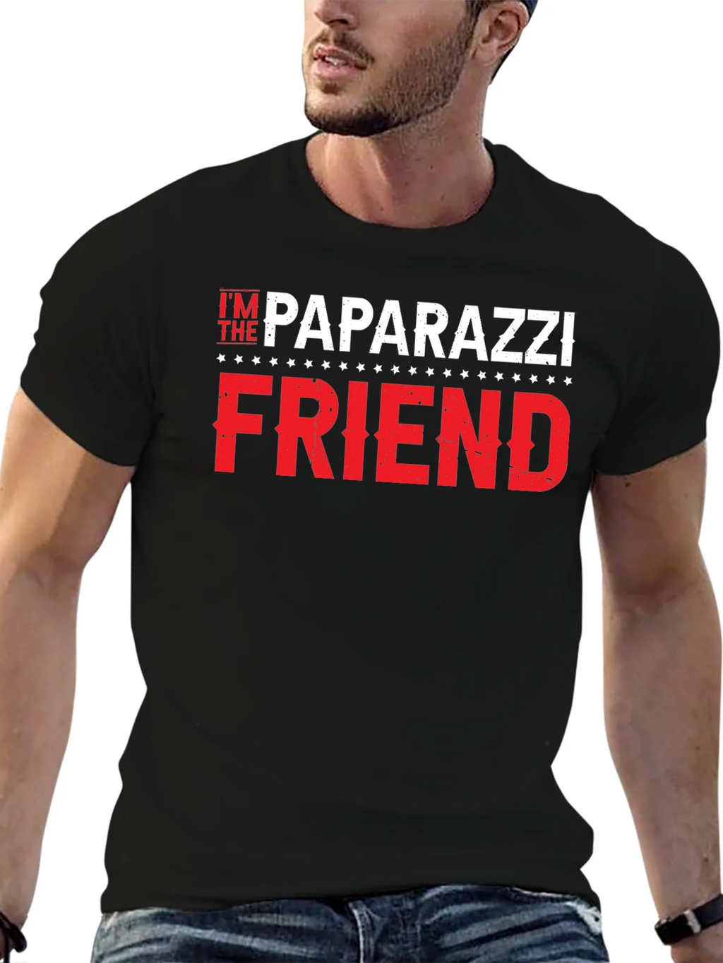 Im The Paparazzi Friend Black T-Shirt