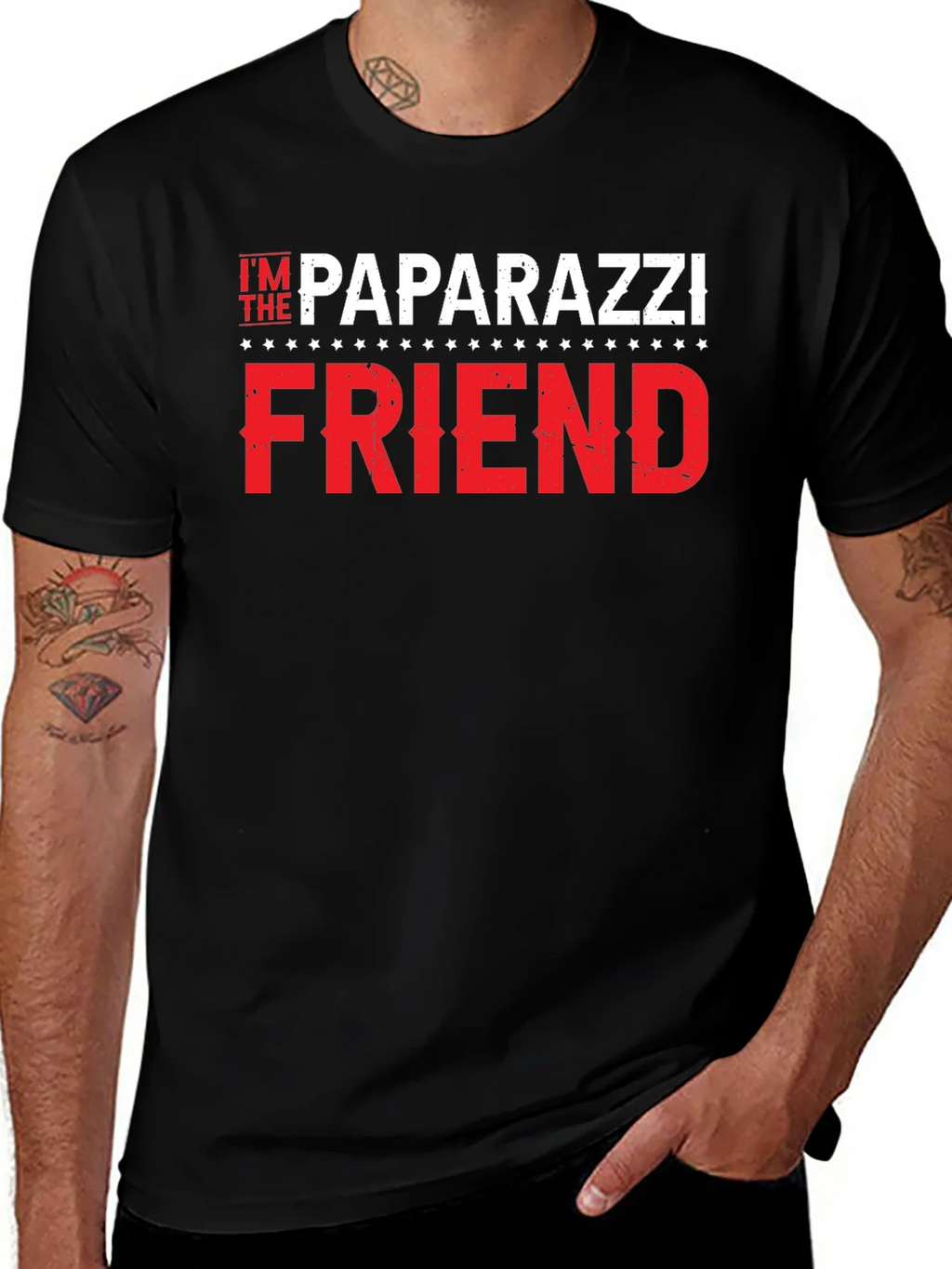 Im The Paparazzi Friend Black T-Shirt