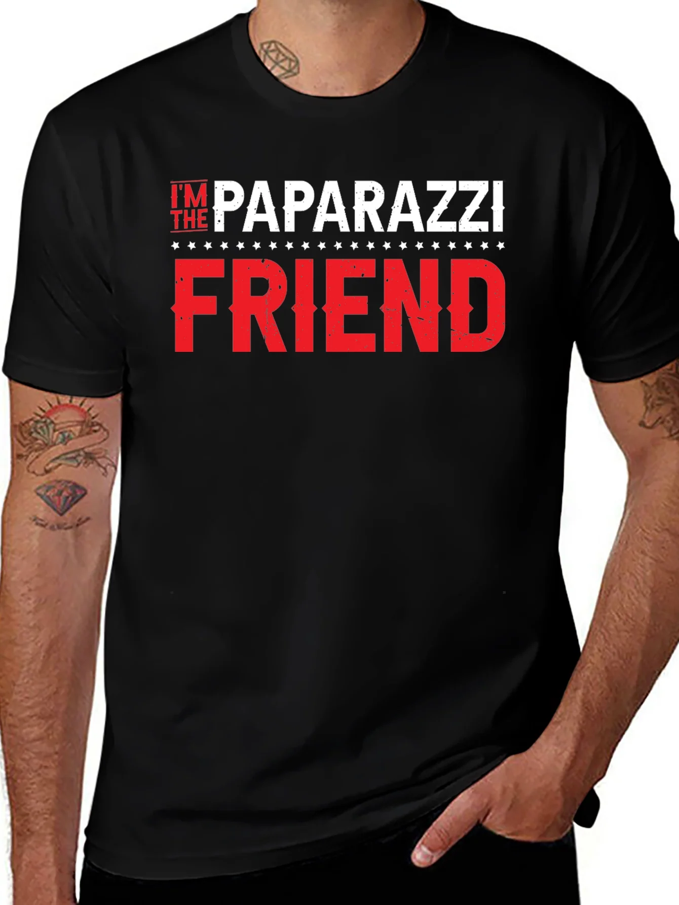 Im The Paparazzi Friend Black T-Shirt