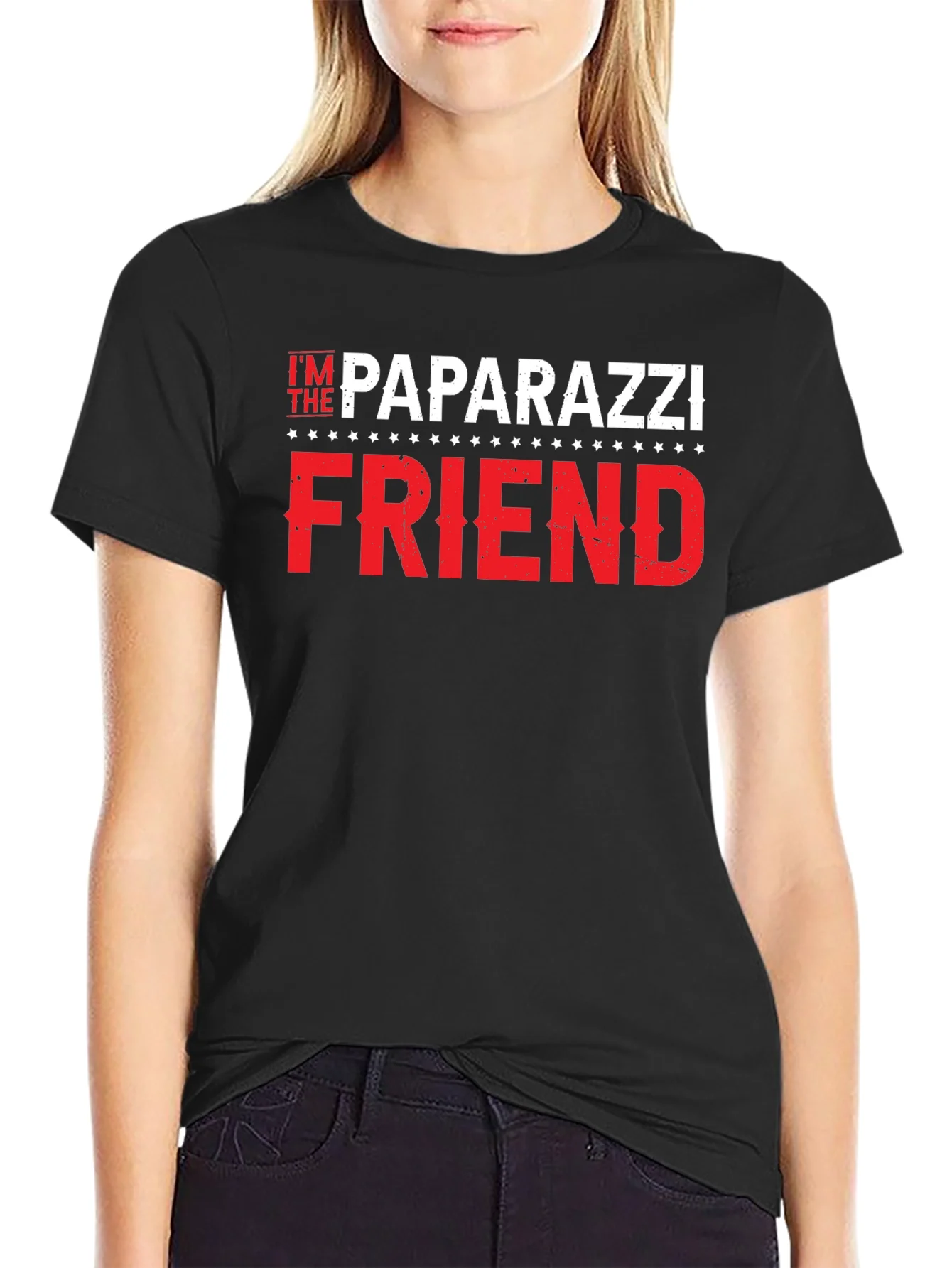 Im The Paparazzi Friend Black T-Shirt