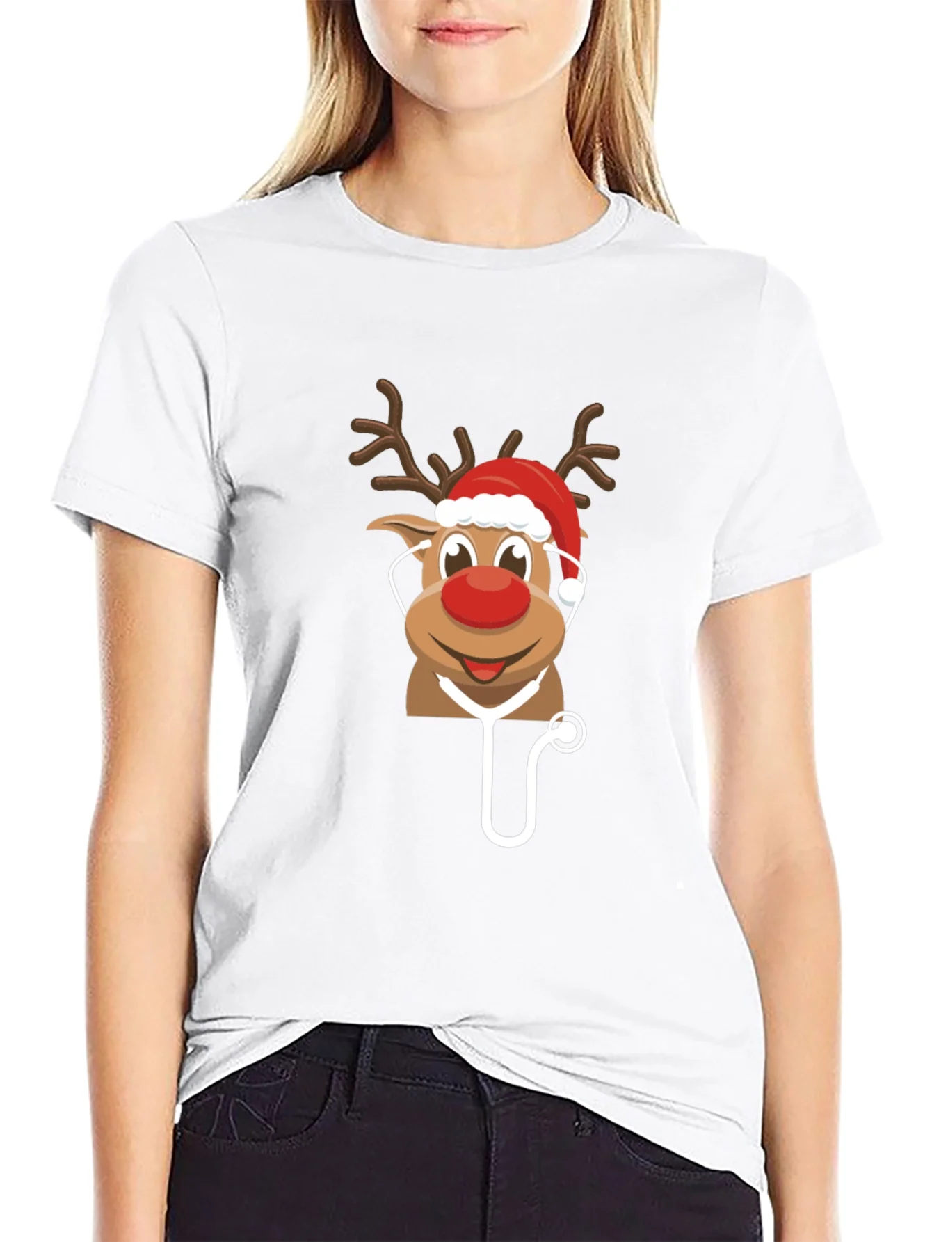 Christmas Reindeer Doctor T-Shirt