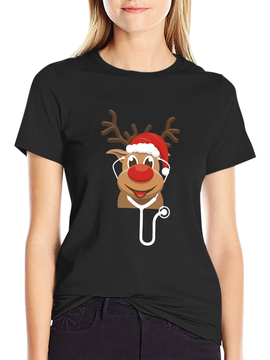 Christmas Reindeer Doctor T-Shirt