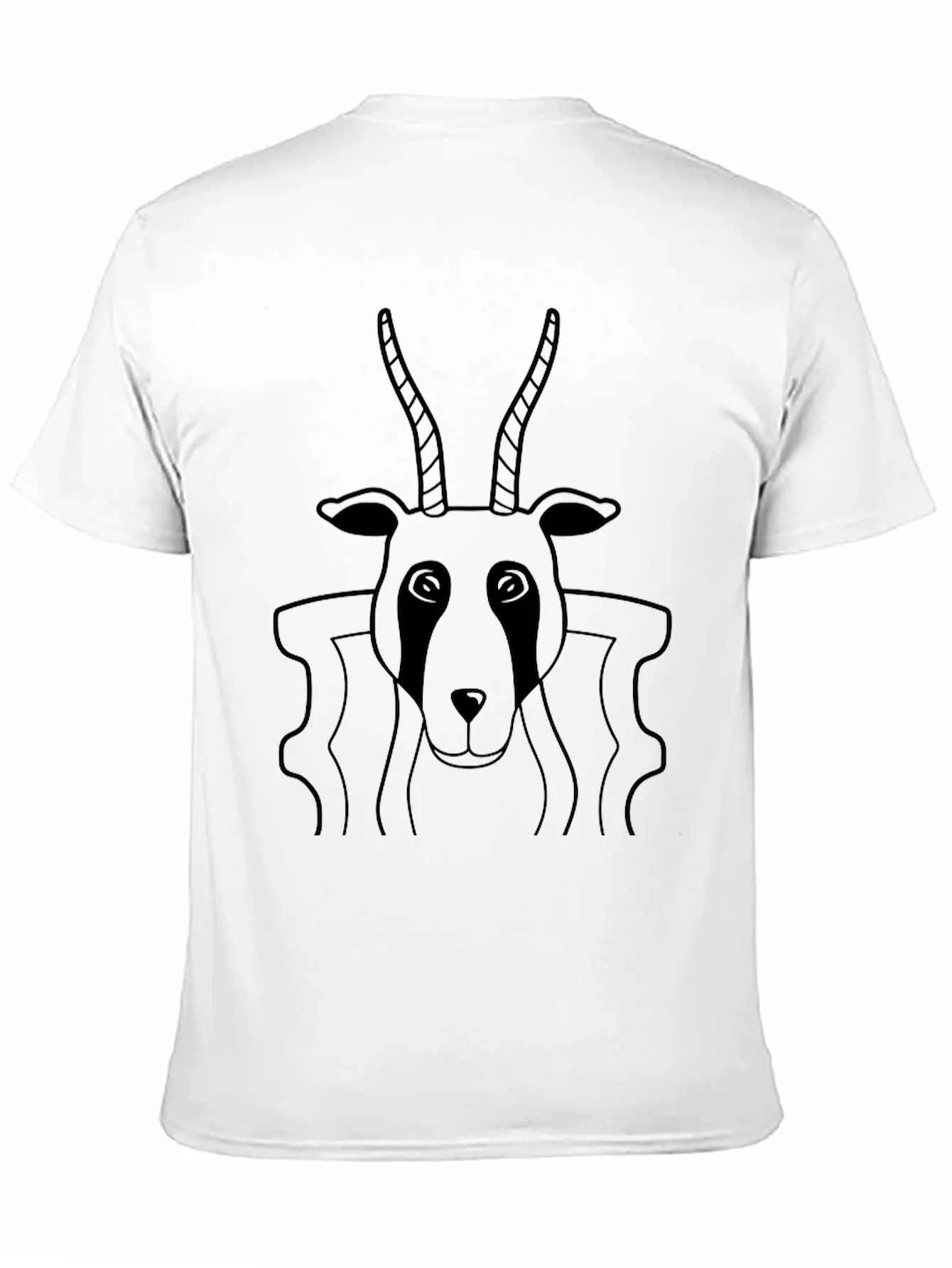 Black Antelope Graphic Tee - Stylish Comfort