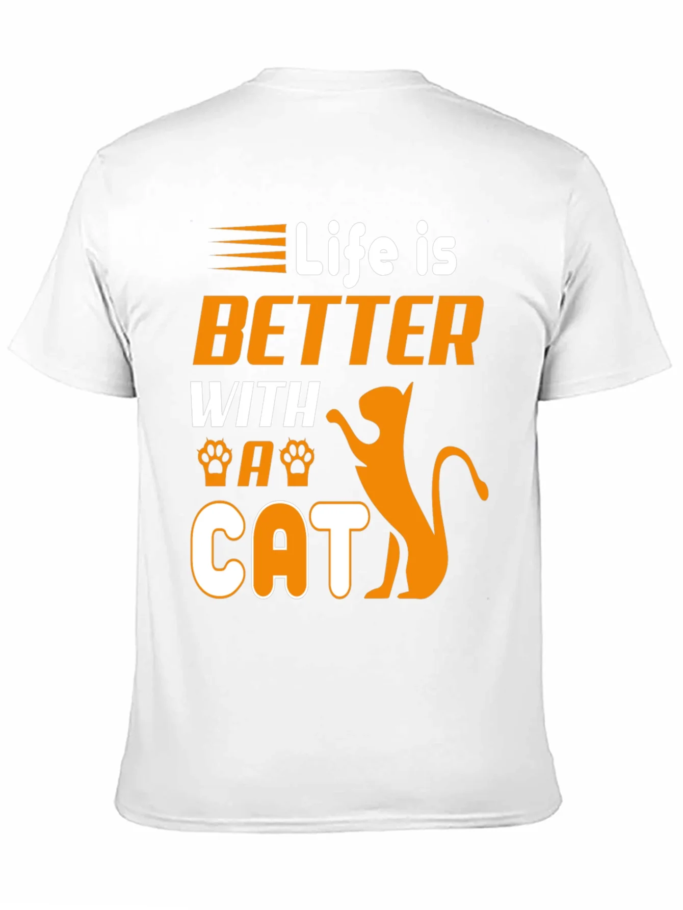 Life is Better With a Cat Graphic Tee