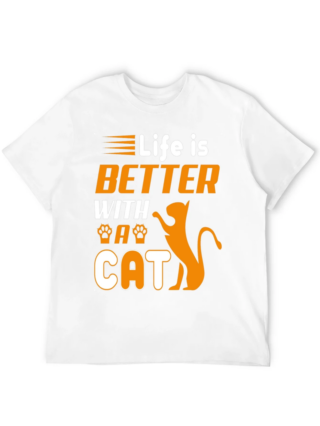 Life is Better With a Cat Graphic Tee