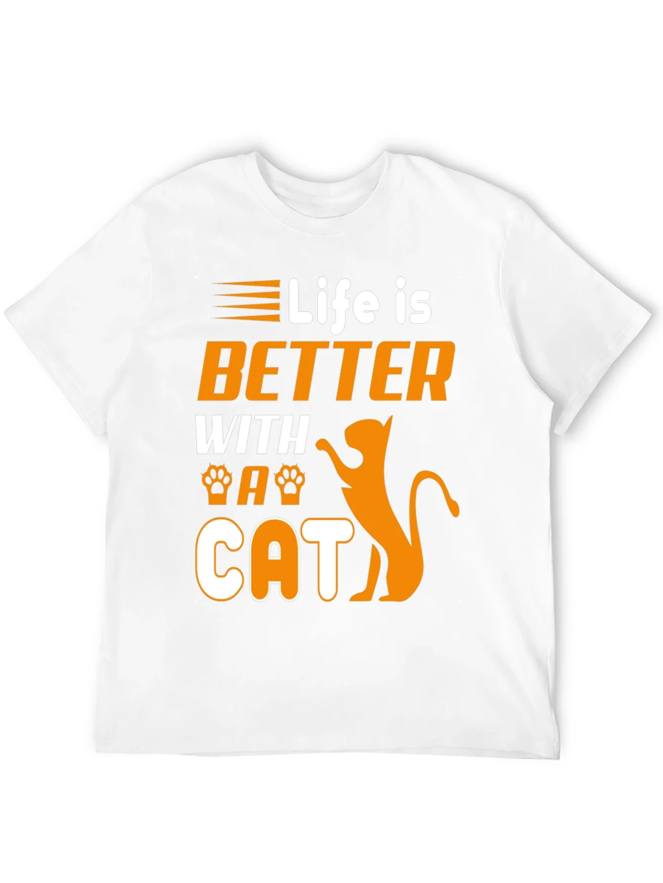 Life is Better With a Cat Graphic Tee