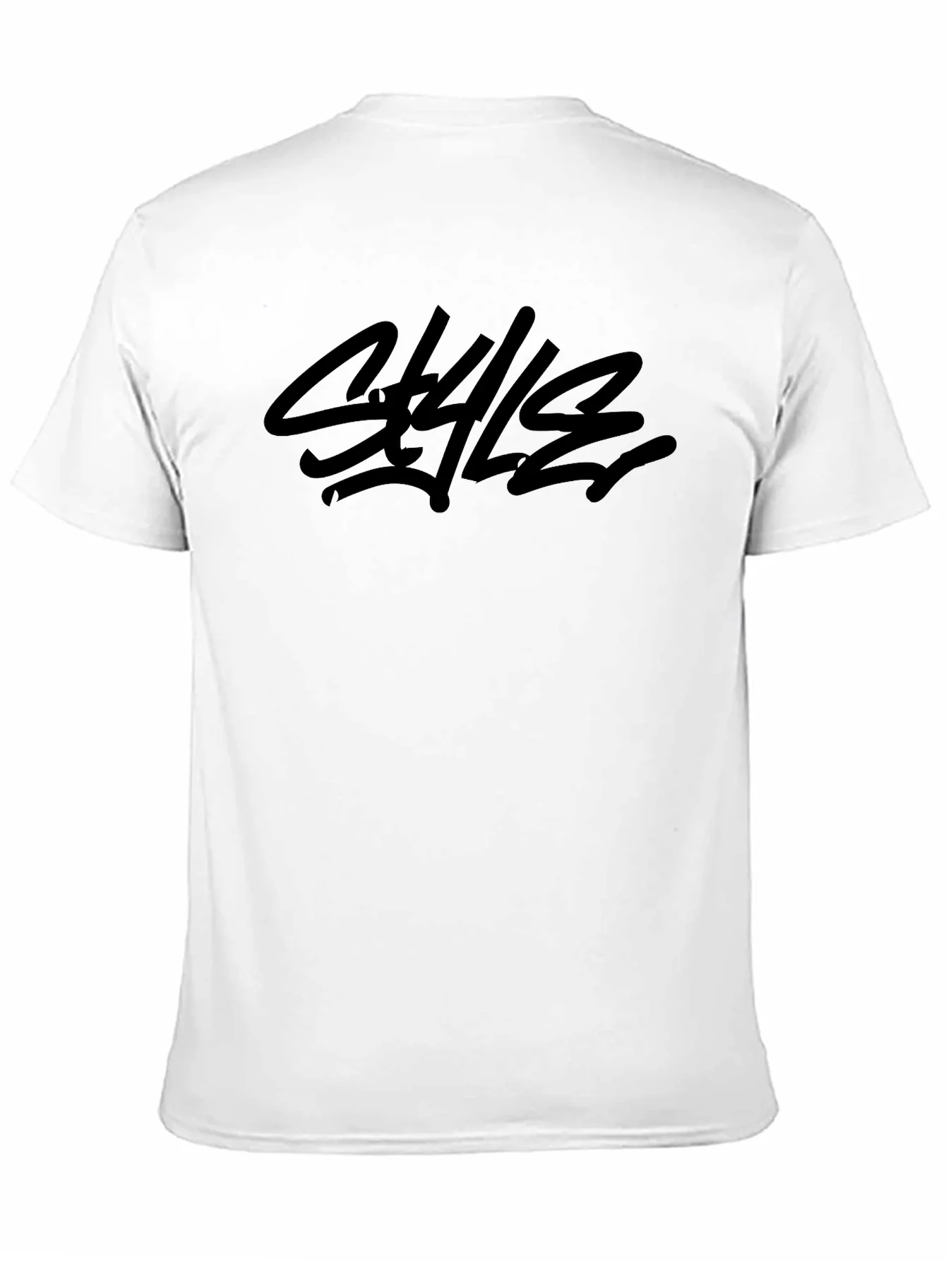 Black Style Graphic Tee - Mens Short Sleeve