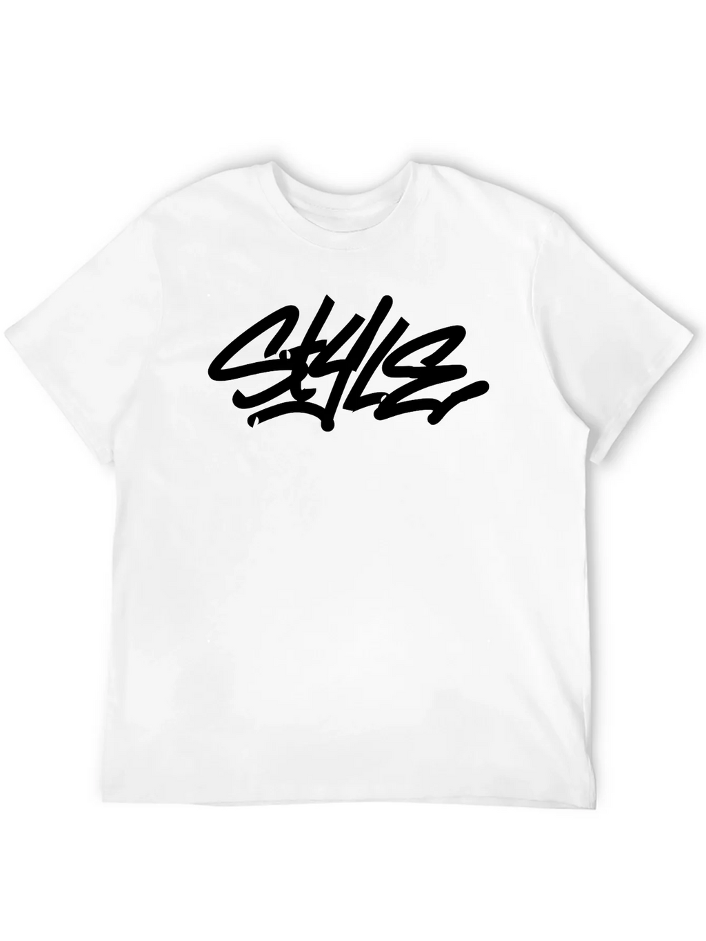 Black Style Graphic Tee - Mens Short Sleeve