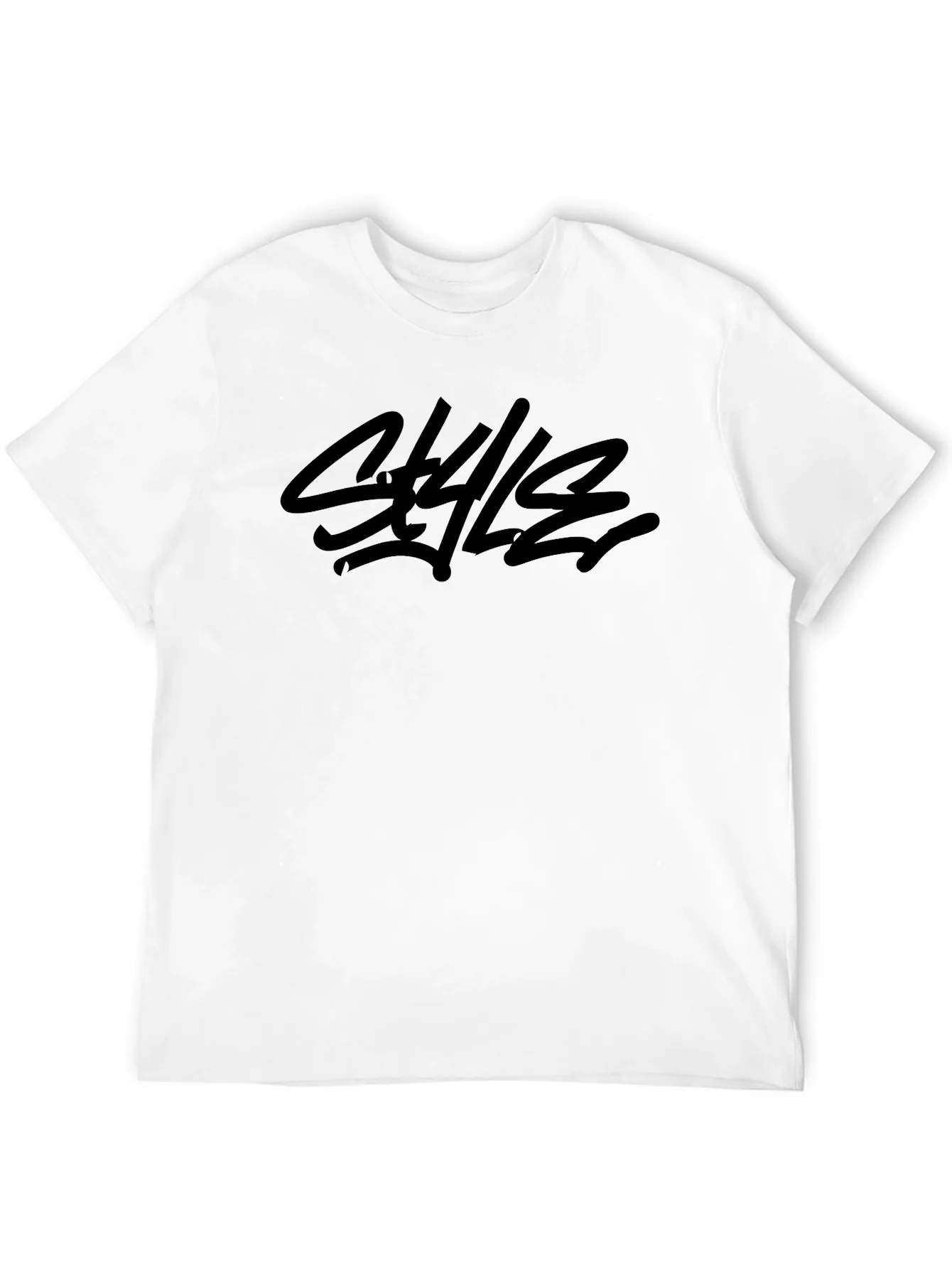 Black Style Graphic Tee - Mens Short Sleeve