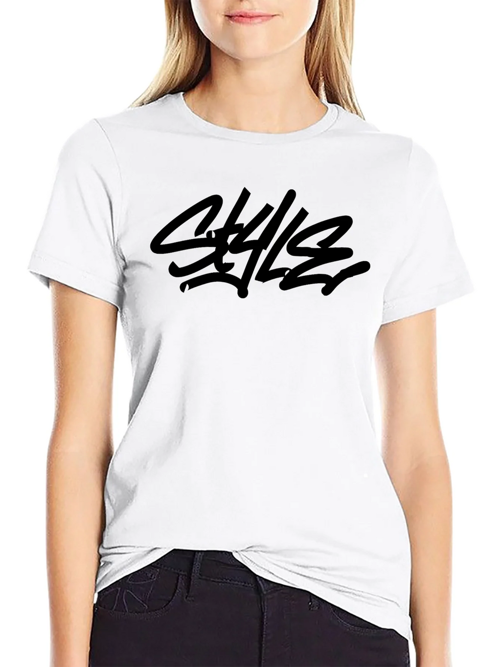 Black Style Graphic Tee - Mens Short Sleeve