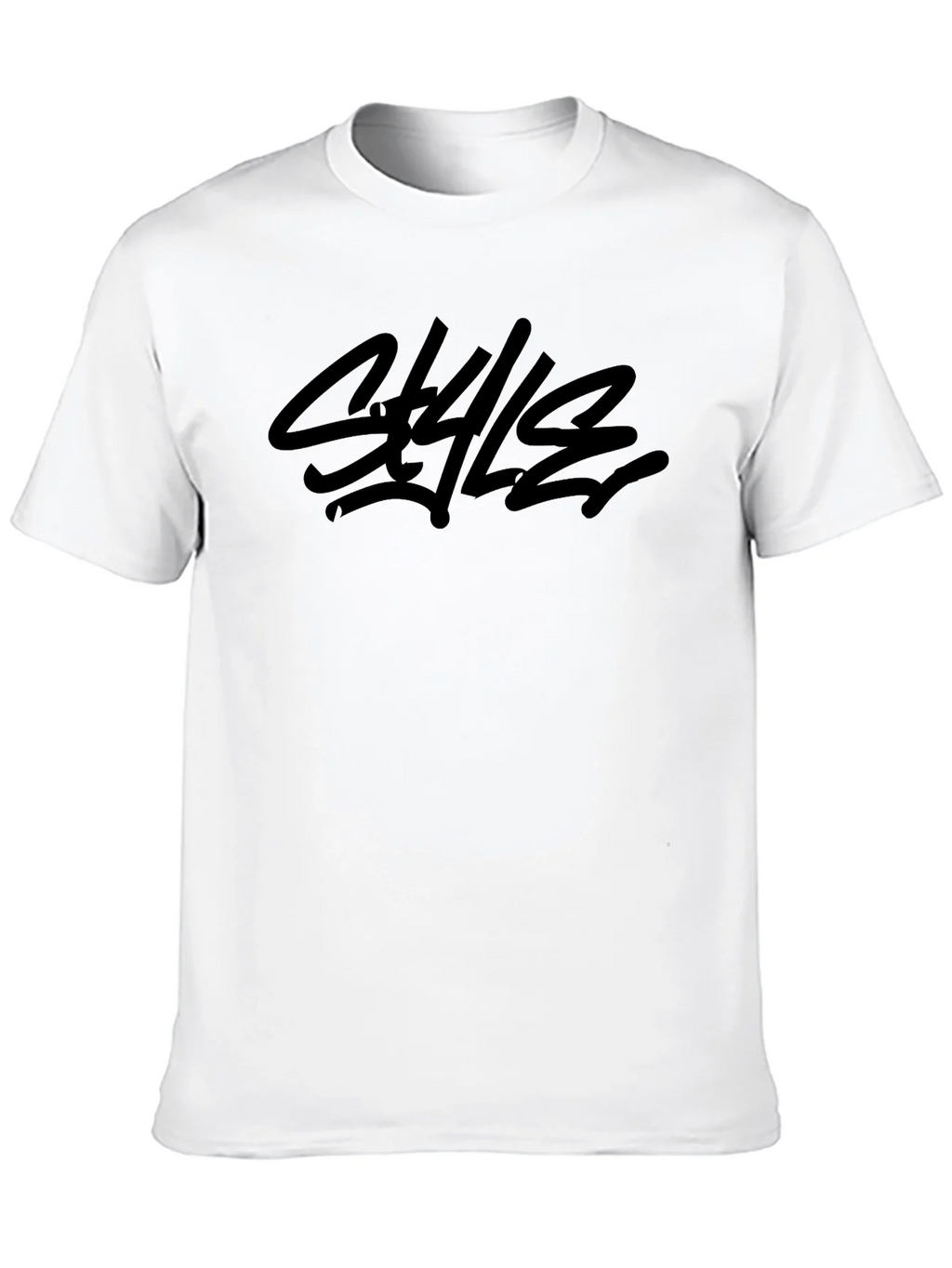 Black Style Graphic Tee - Mens Short Sleeve