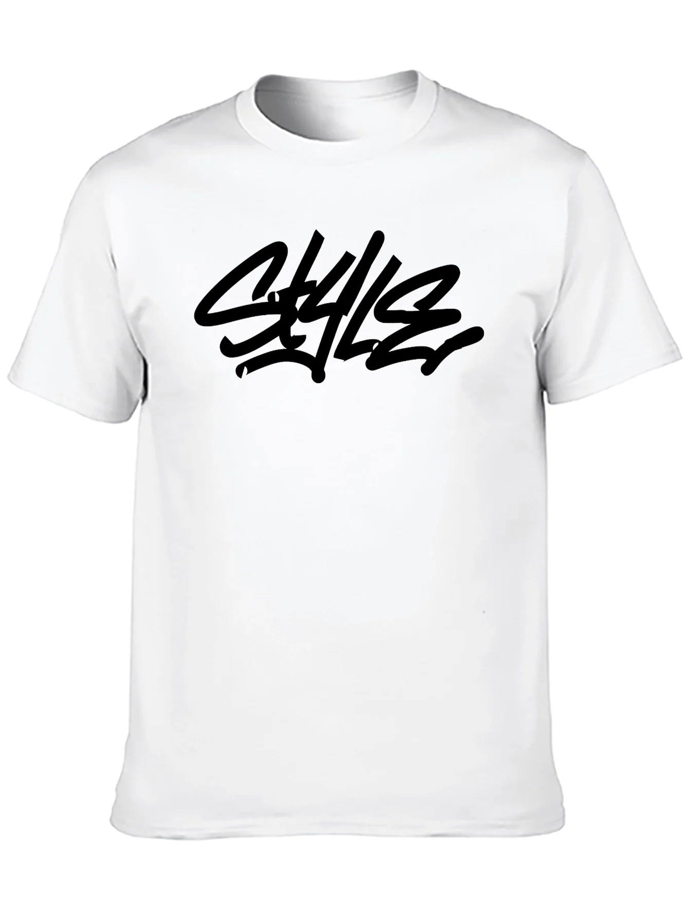 Black Style Graphic Tee - Mens Short Sleeve