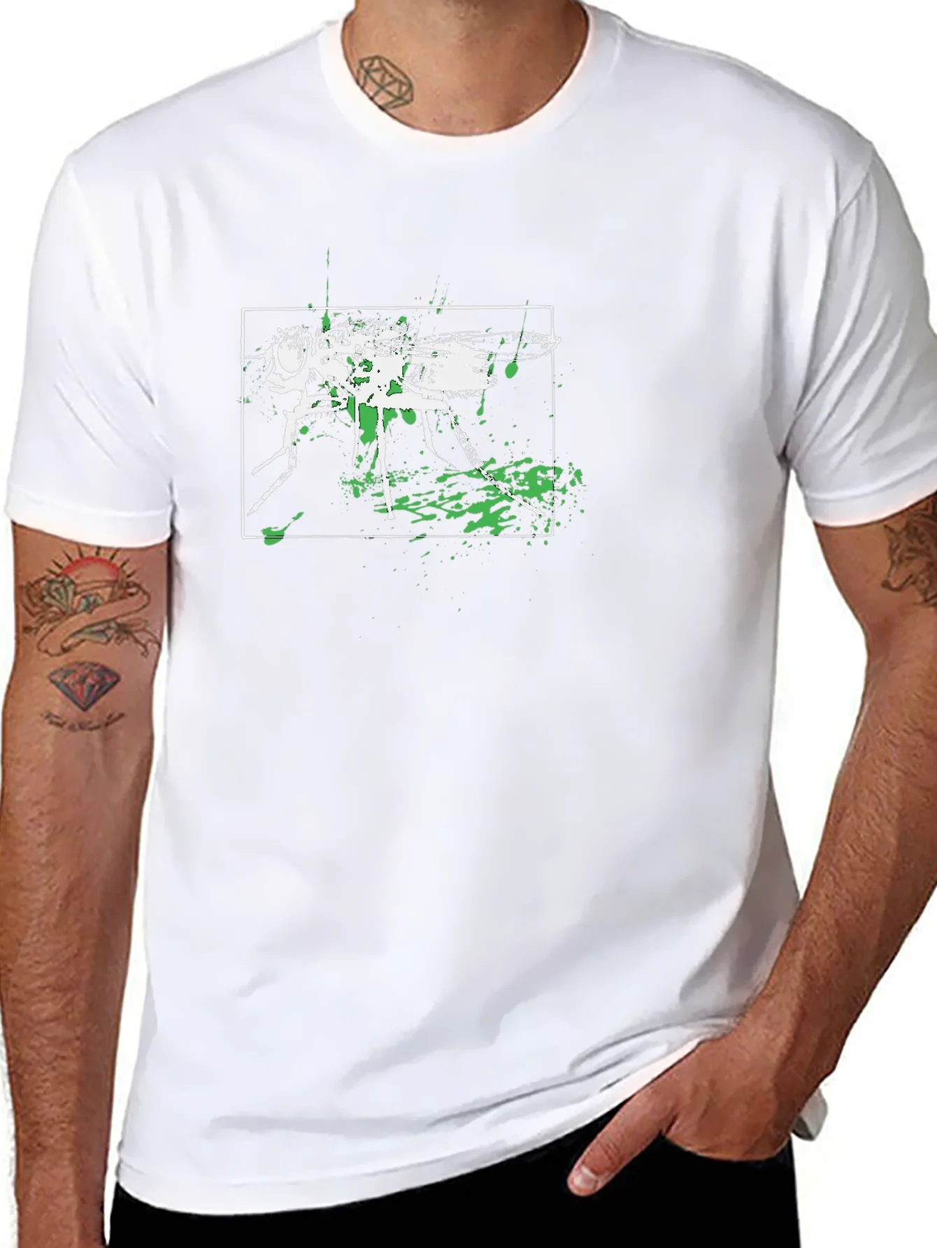 Fly Graphic Tee - Black Cotton Blend
