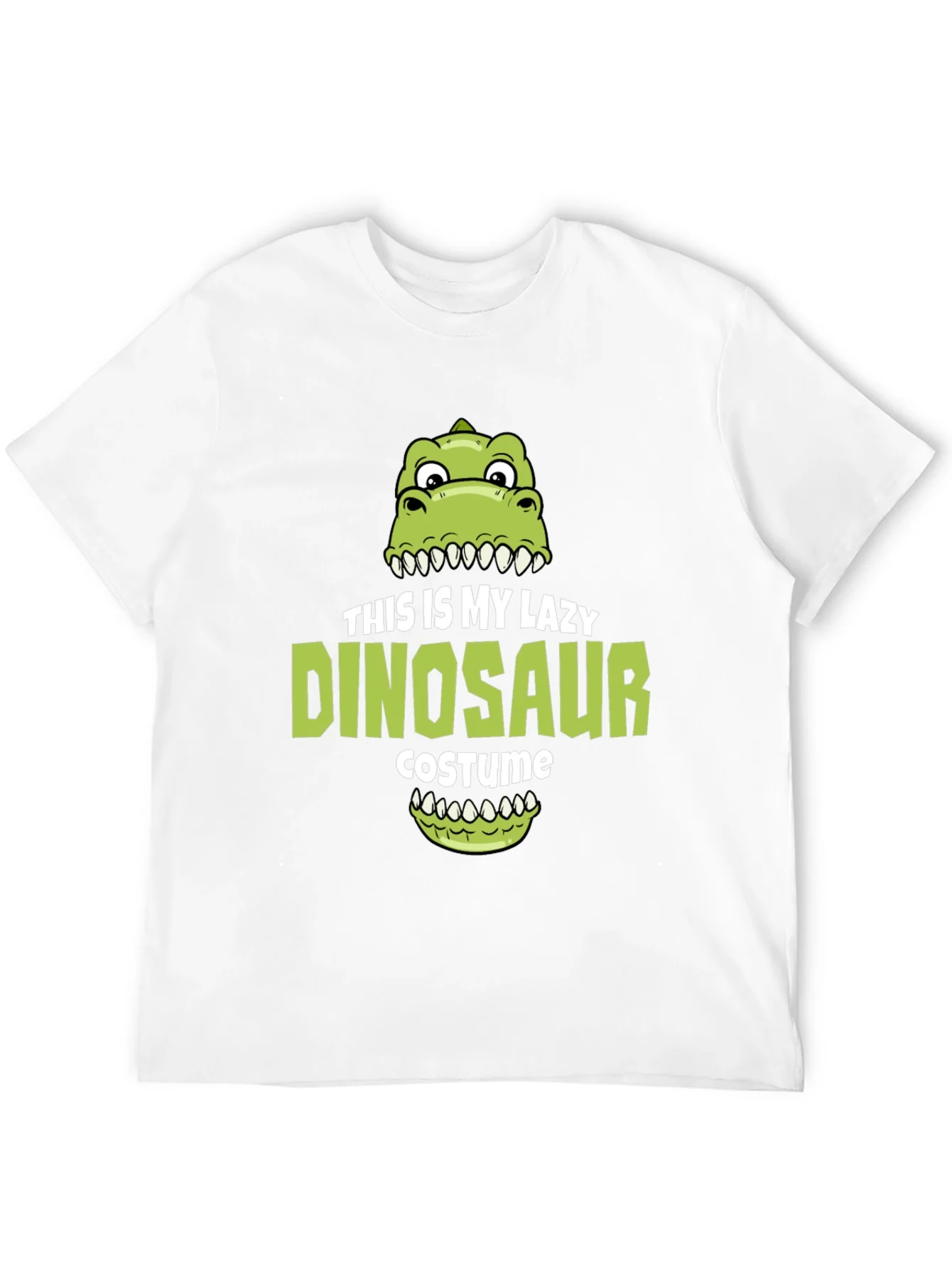 Lazy Dinosaur Costume T-Shirt Funny Halloween
