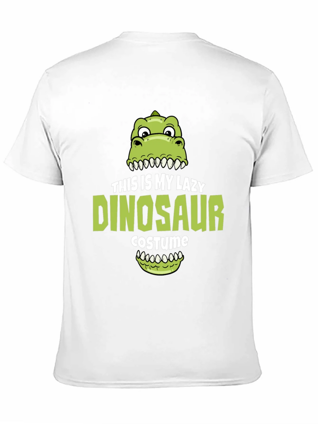 Lazy Dinosaur Costume T-Shirt Funny Halloween