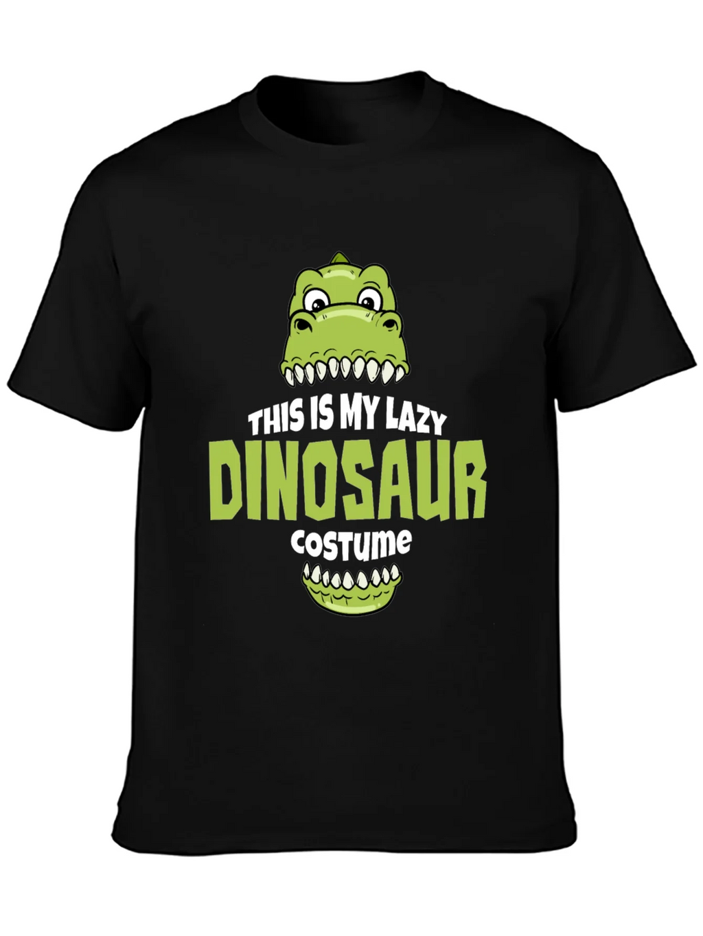 Lazy Dinosaur Costume T-Shirt Funny Halloween