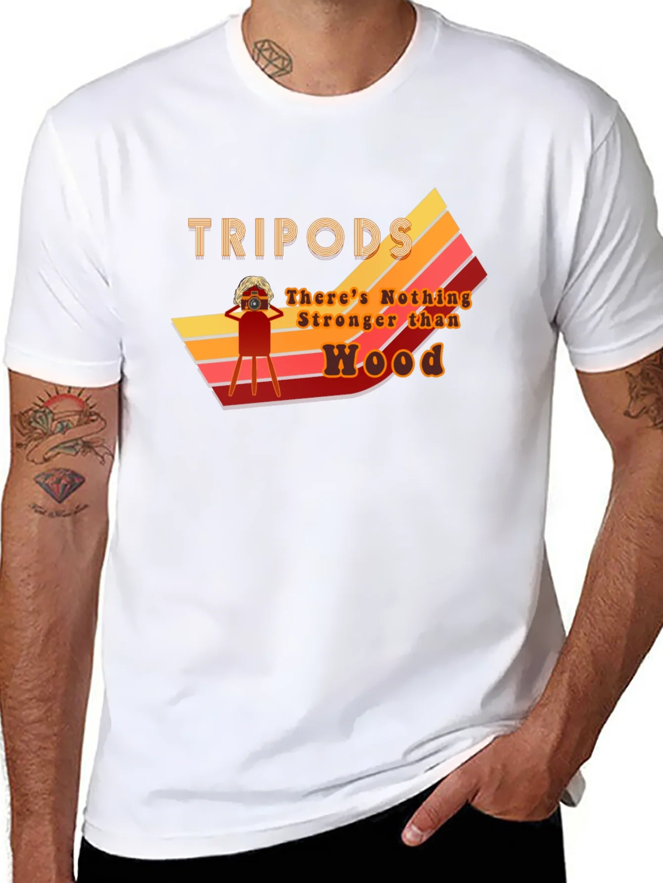 Tripods Theres Nothing Stronger Than Wood T-Shirt