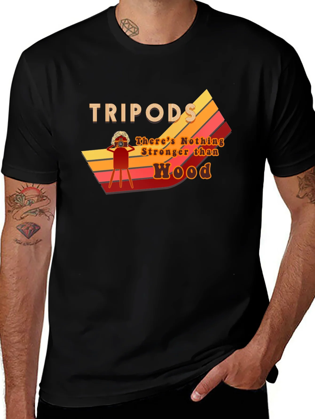 Tripods Theres Nothing Stronger Than Wood T-Shirt