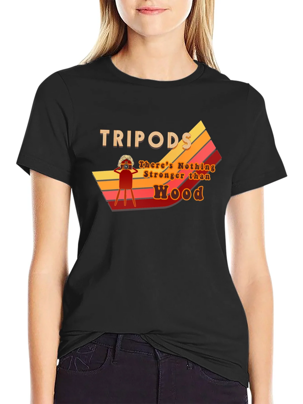 Tripods Theres Nothing Stronger Than Wood T-Shirt