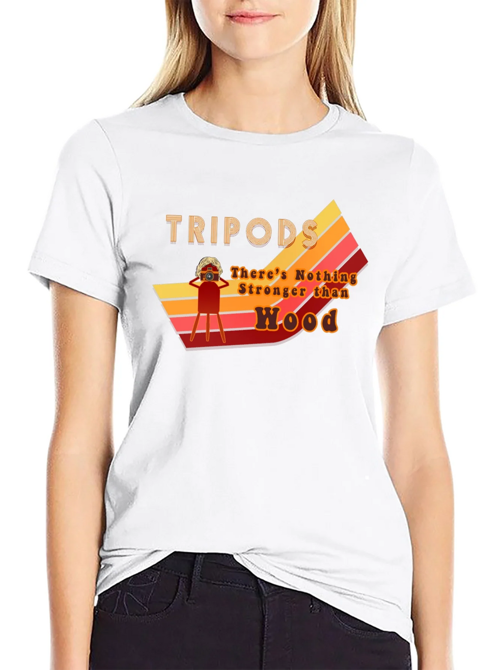 Tripods Theres Nothing Stronger Than Wood T-Shirt