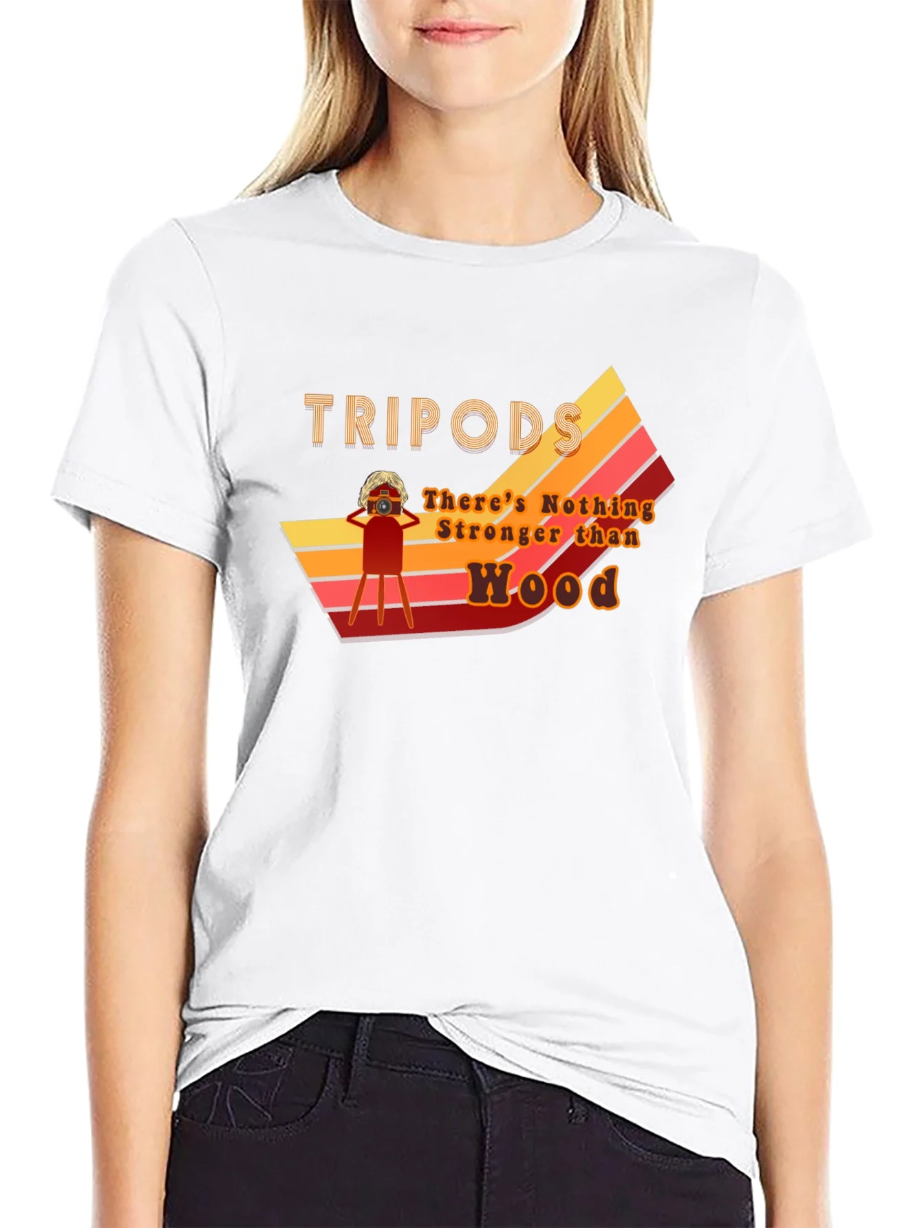 Tripods Theres Nothing Stronger Than Wood T-Shirt