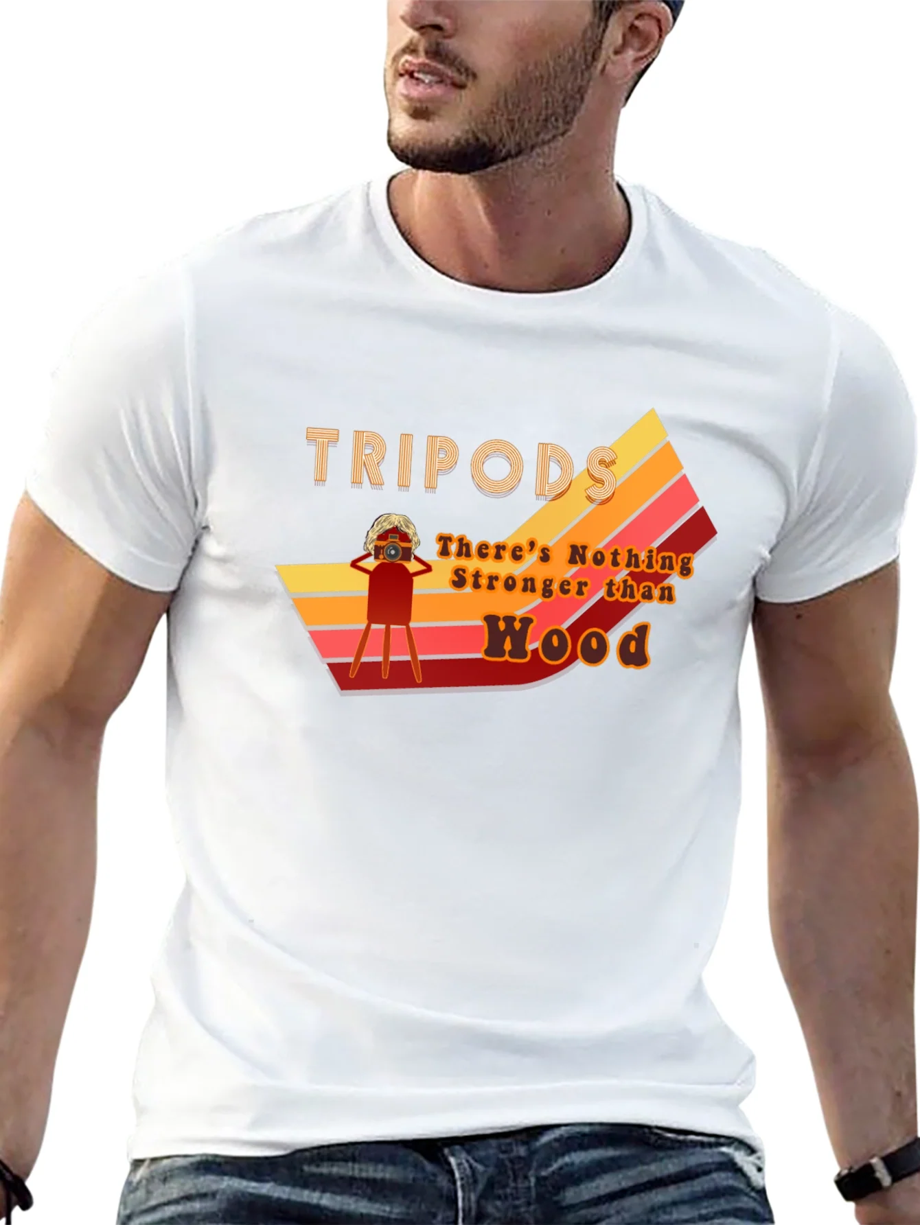 Tripods Theres Nothing Stronger Than Wood T-Shirt
