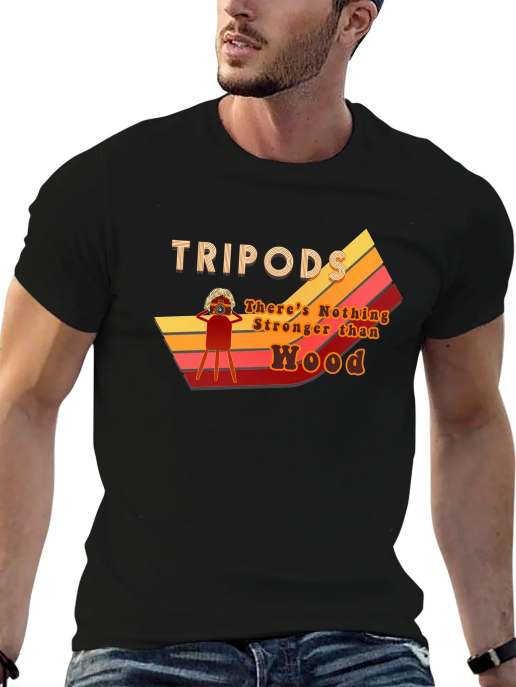 Tripods Theres Nothing Stronger Than Wood T-Shirt